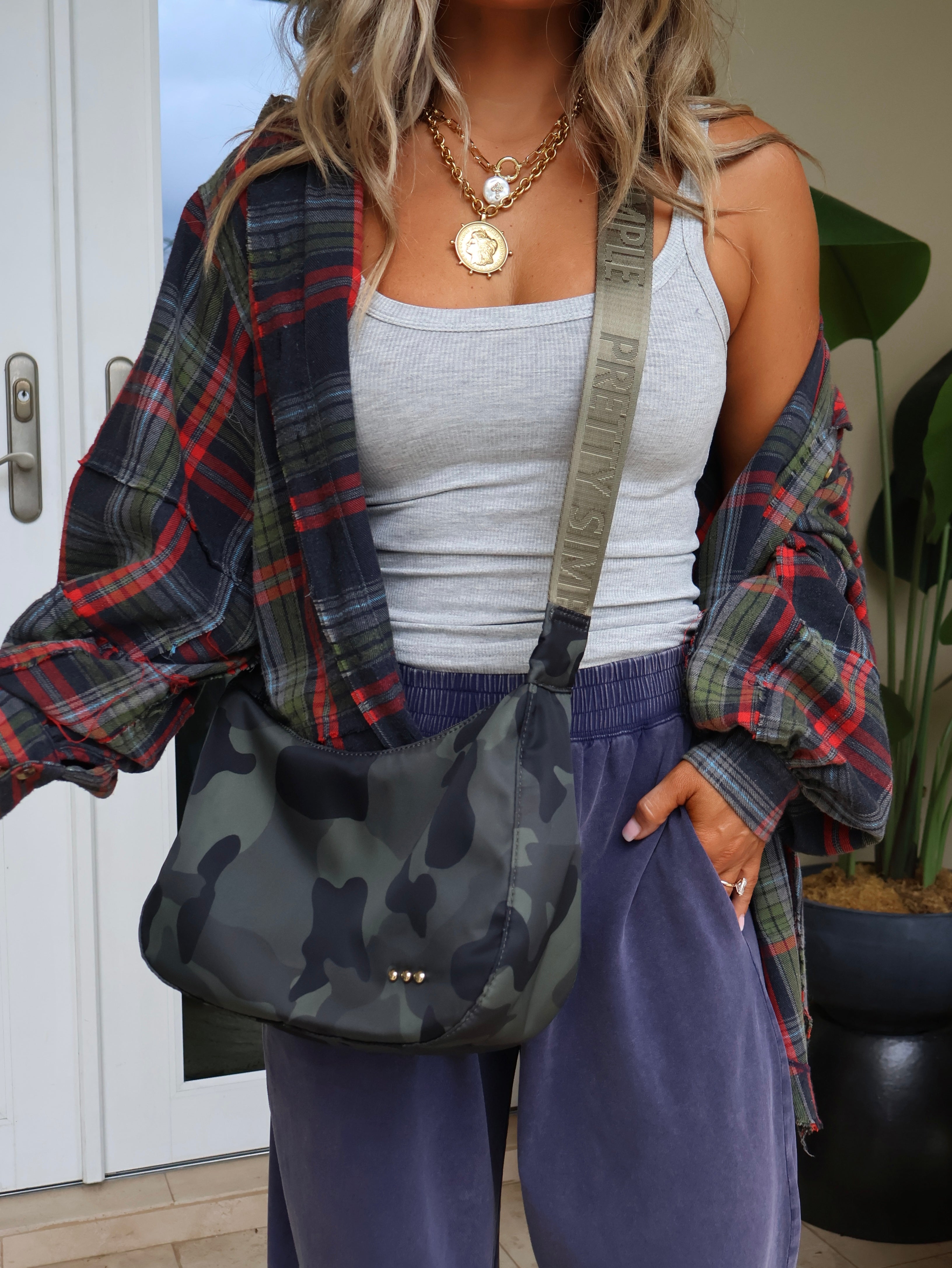 Everyday Casual Crossbody Bag Camo