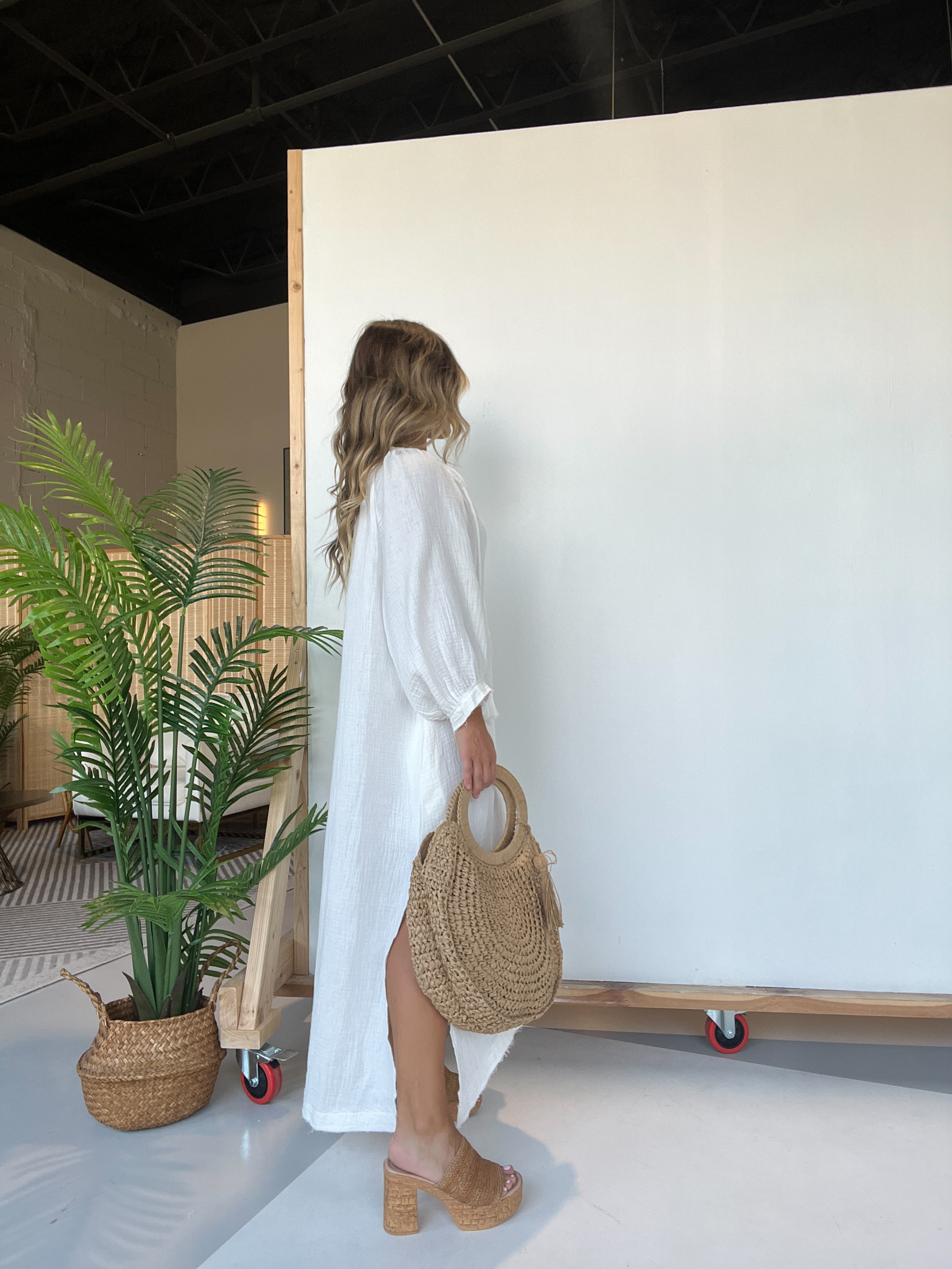 Turks Mumu Off White