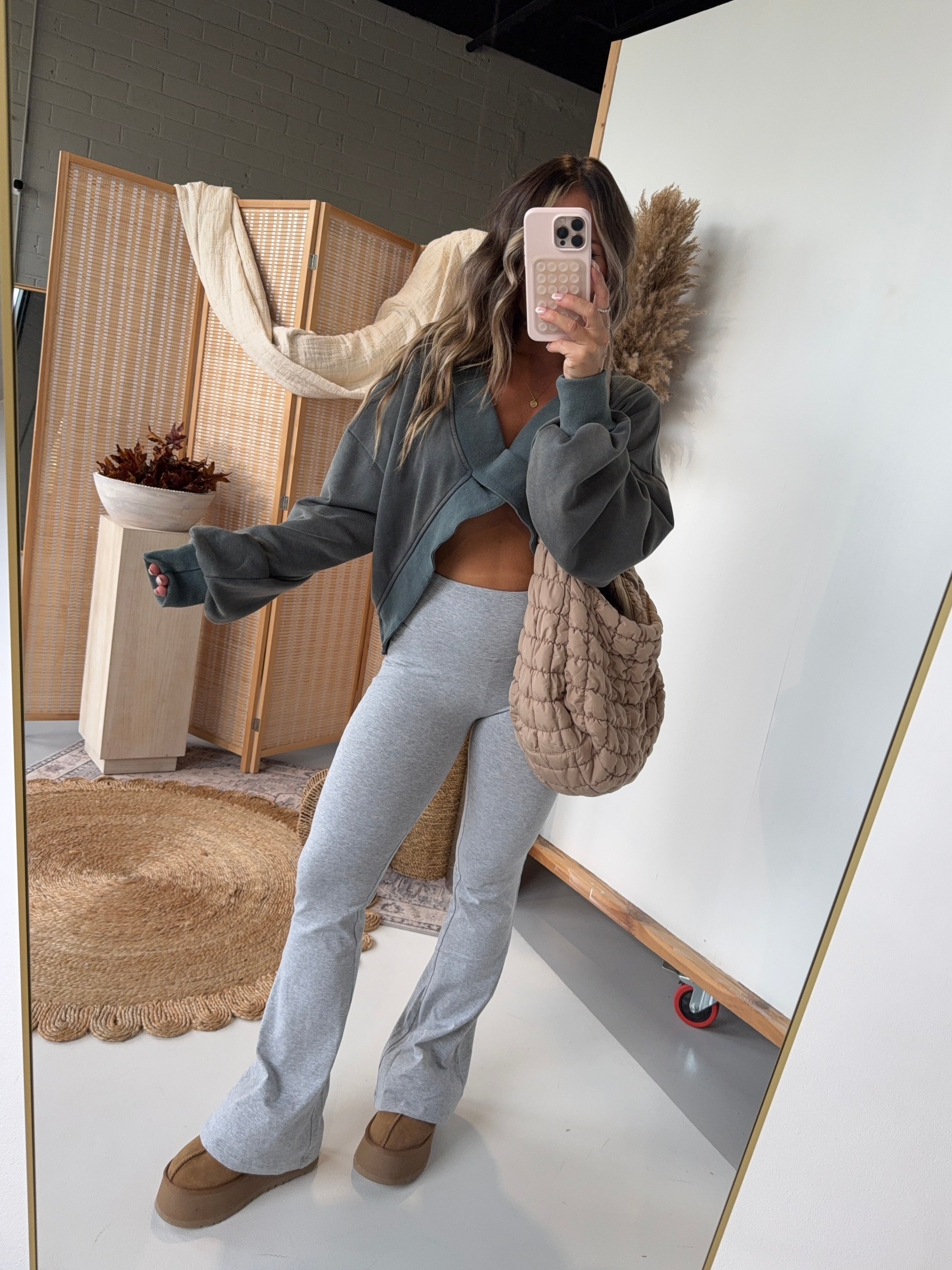 Sunday Lounge Flares Heather Grey