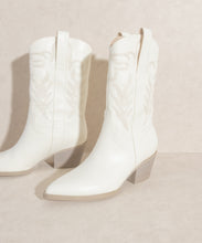 Load image into Gallery viewer, SEPHIRA COWBOY BOOTS WHITE
