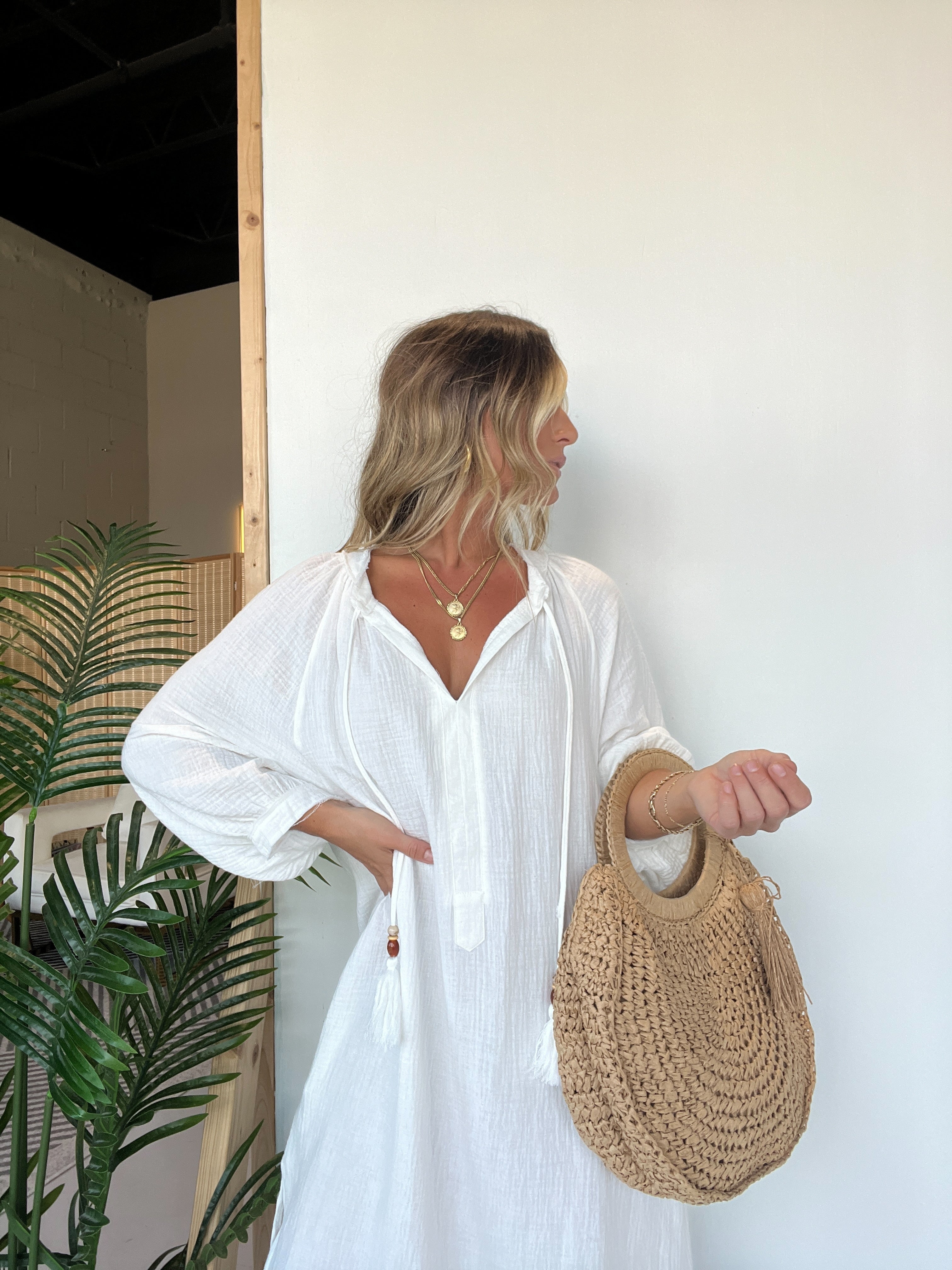 Turks Mumu Off White
