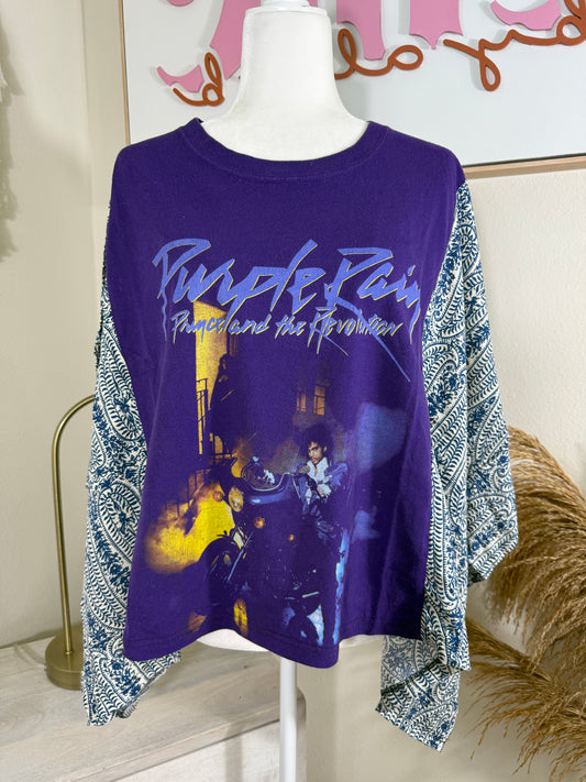 Purple Rain Mix & Match Tee Purple Floral