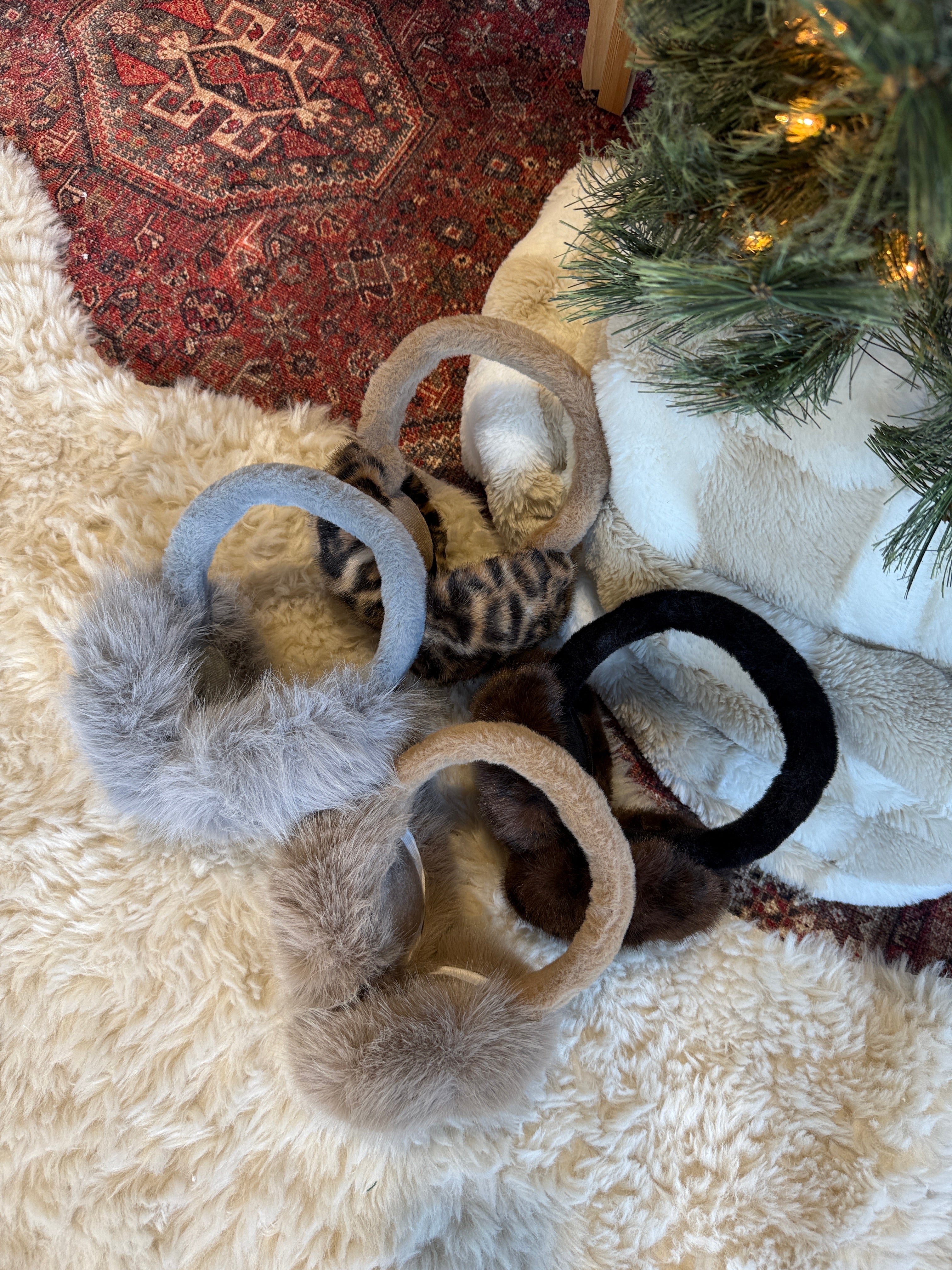 Let it Snow Faux Fur Earmuffs