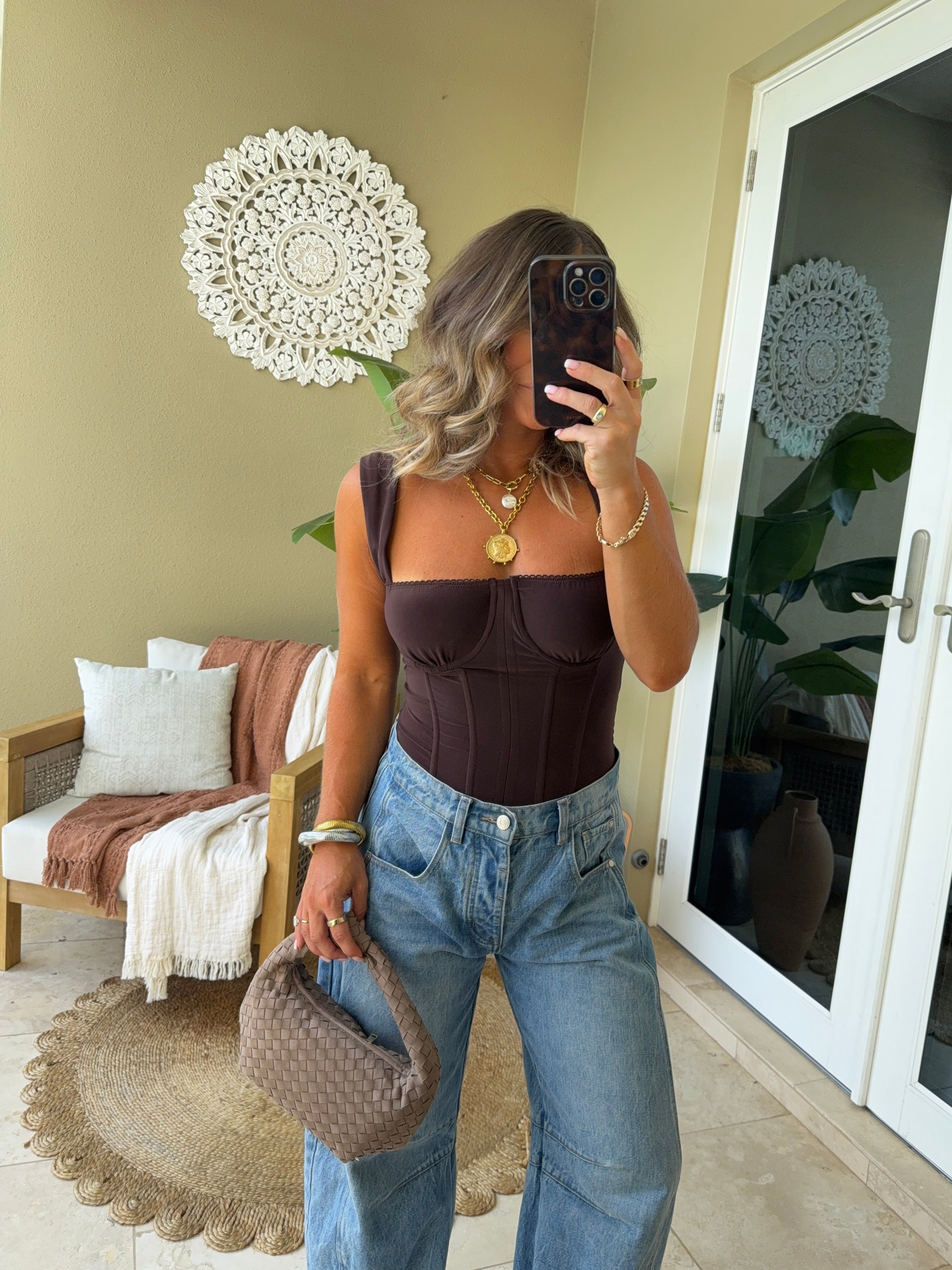 Bianca Corset Top Cocoa
