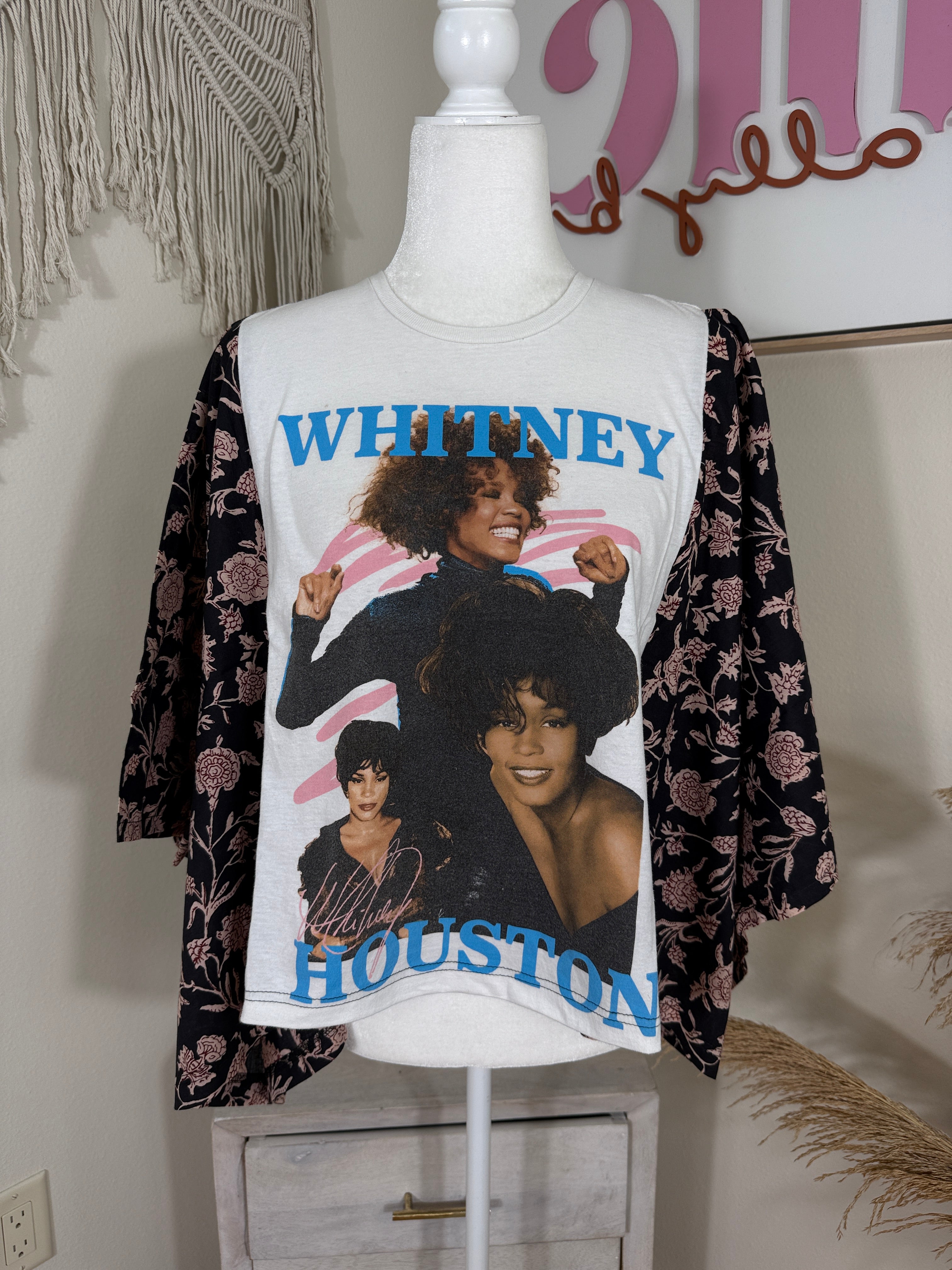 Whitney Mix & Match Tee White Floral