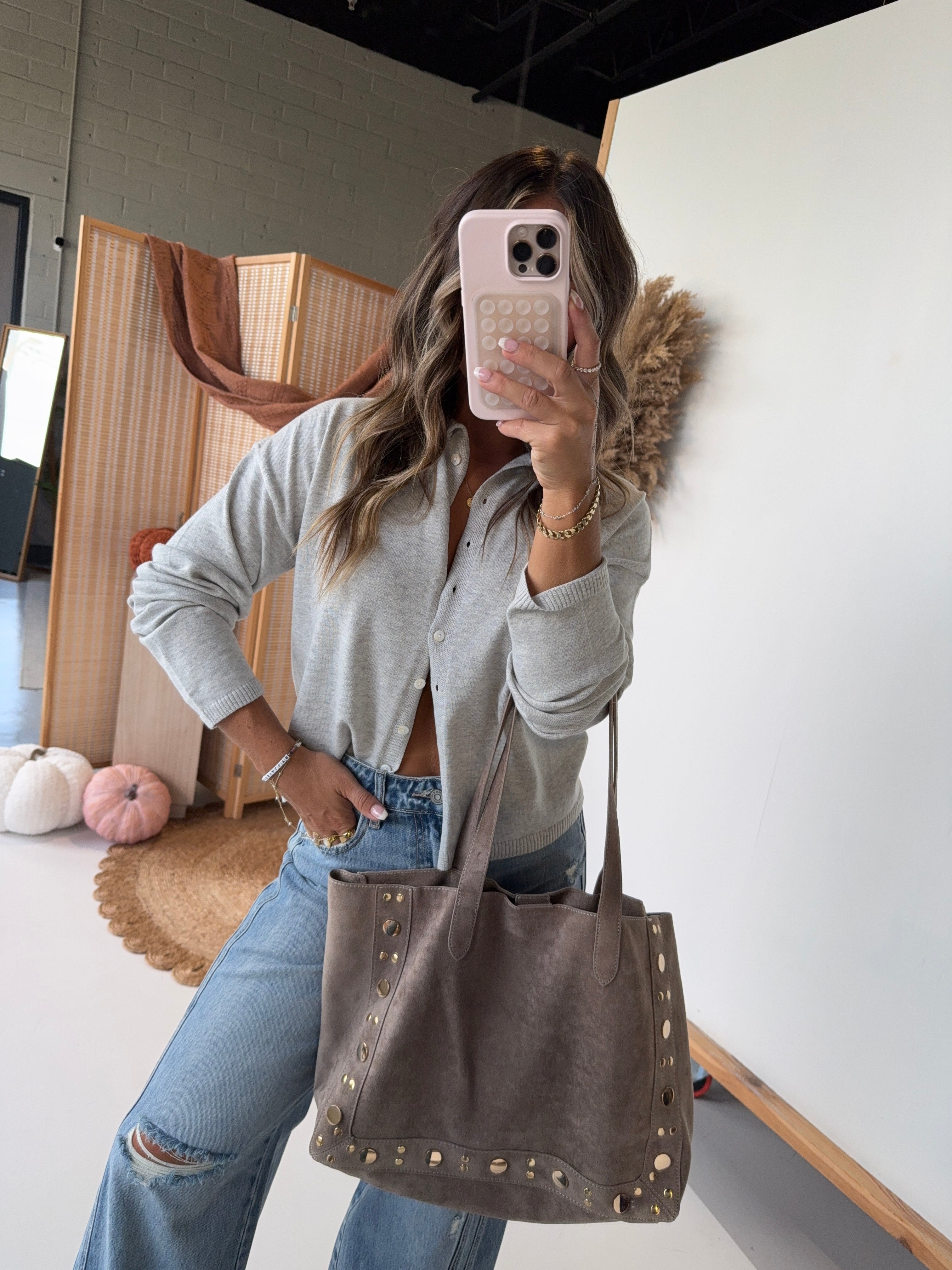 Maple Mist Cardigan Heather Grey