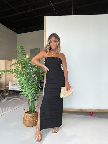 Verde Estate Maxi Dress Black