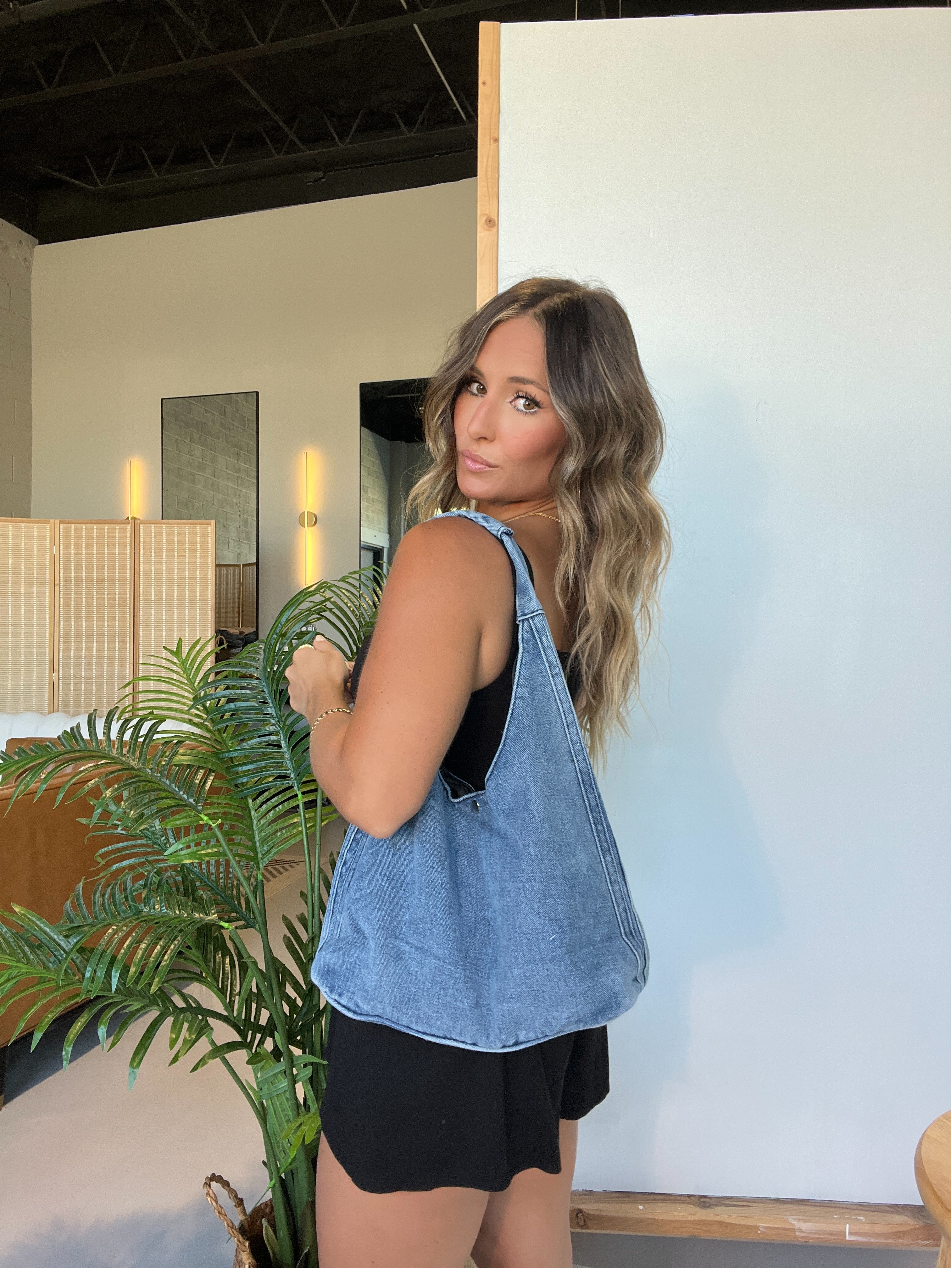 Denim Dreamer Hobo Bag Light Blue