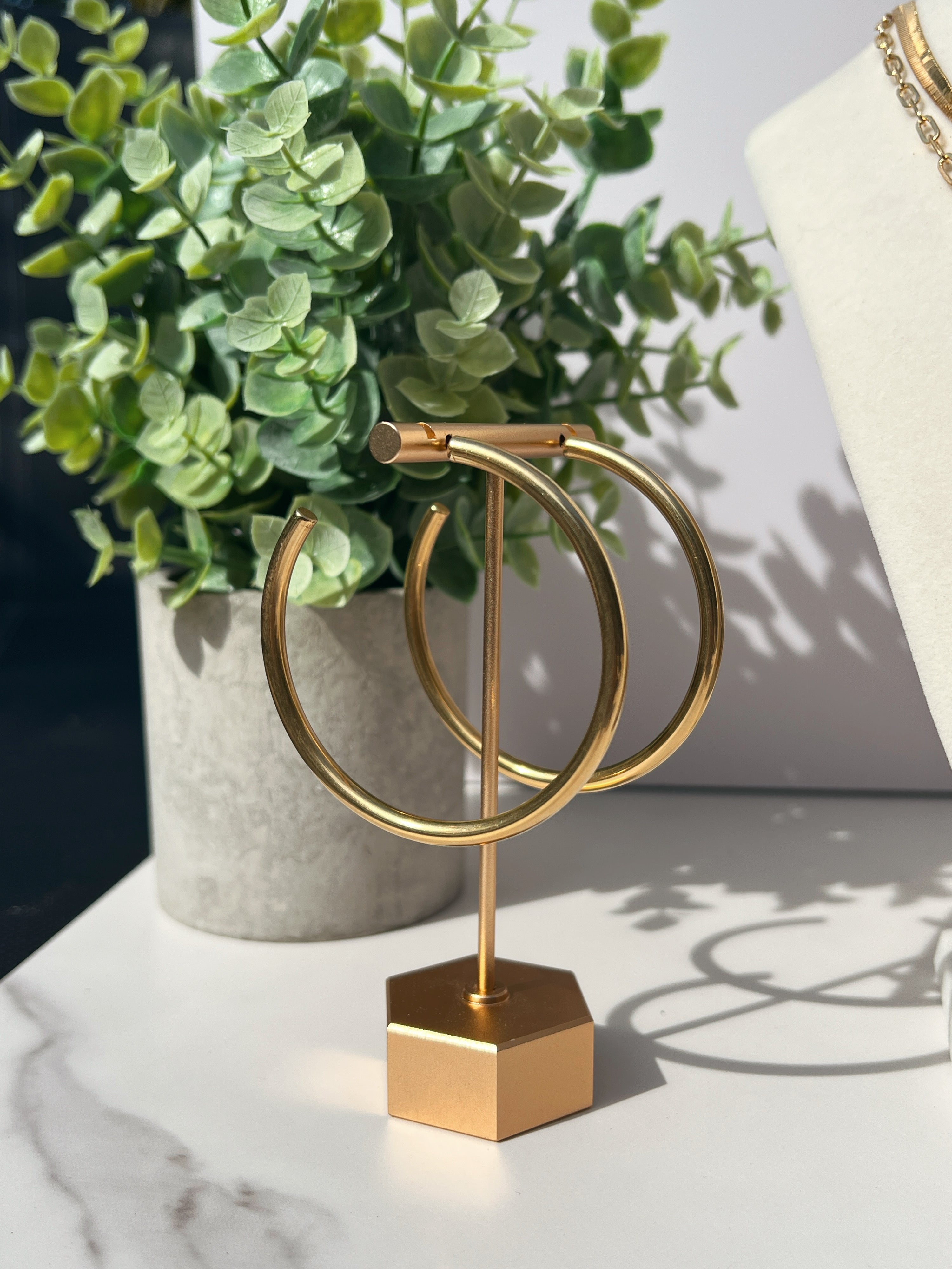 Clara Hoop Earrings Gold