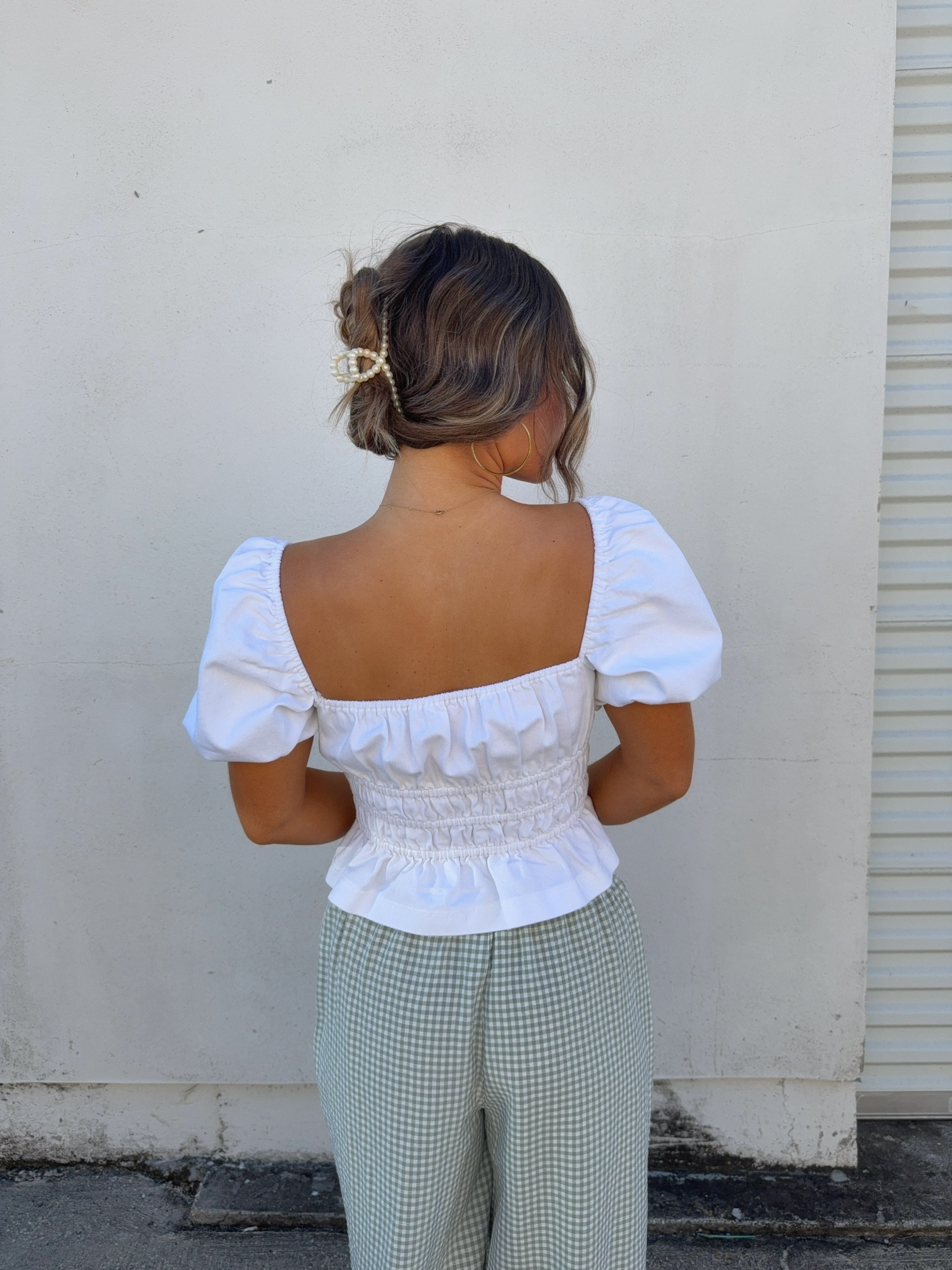 Meadow Muse Top White