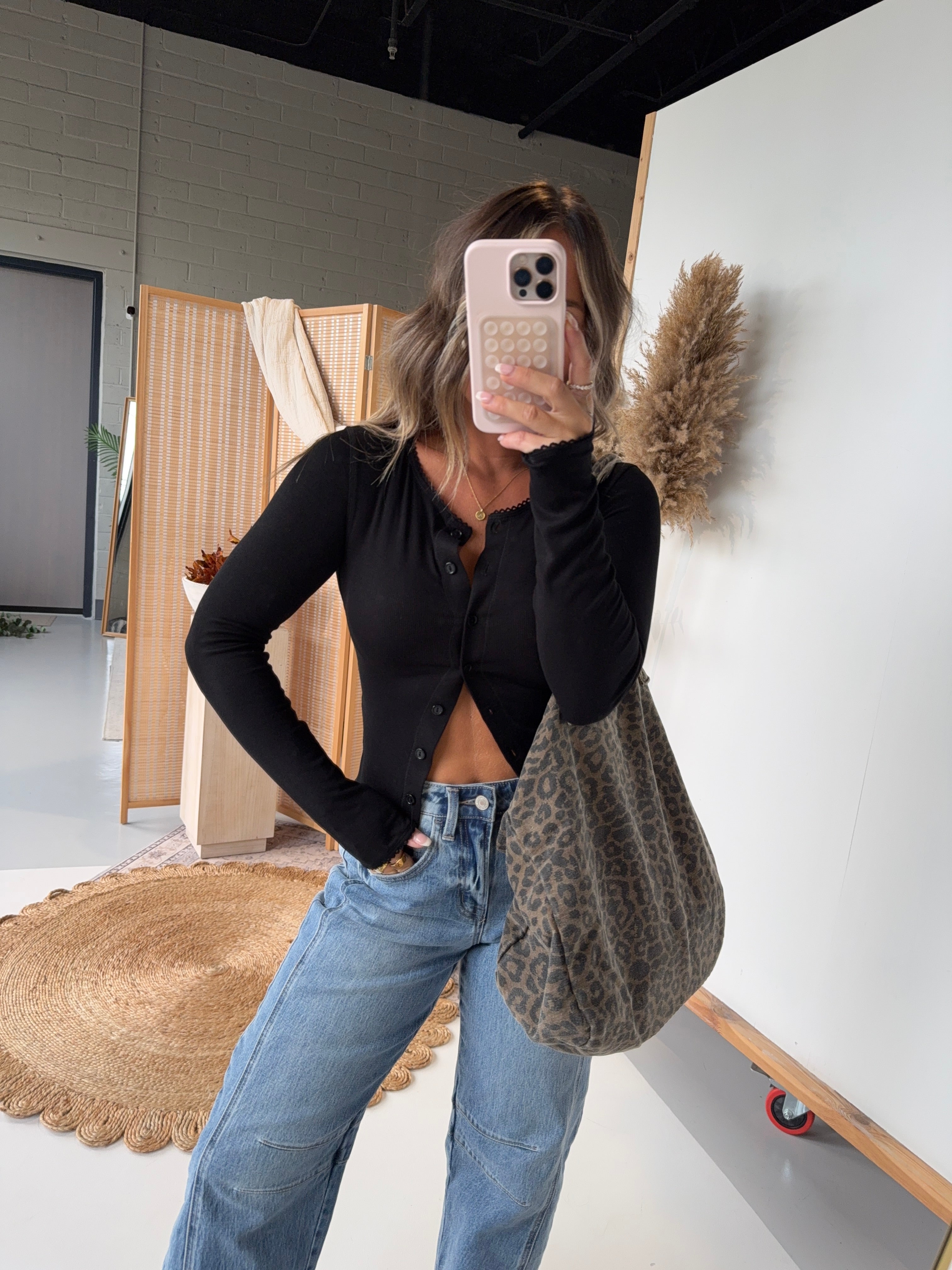 Book Smart Knit Cardigan Black