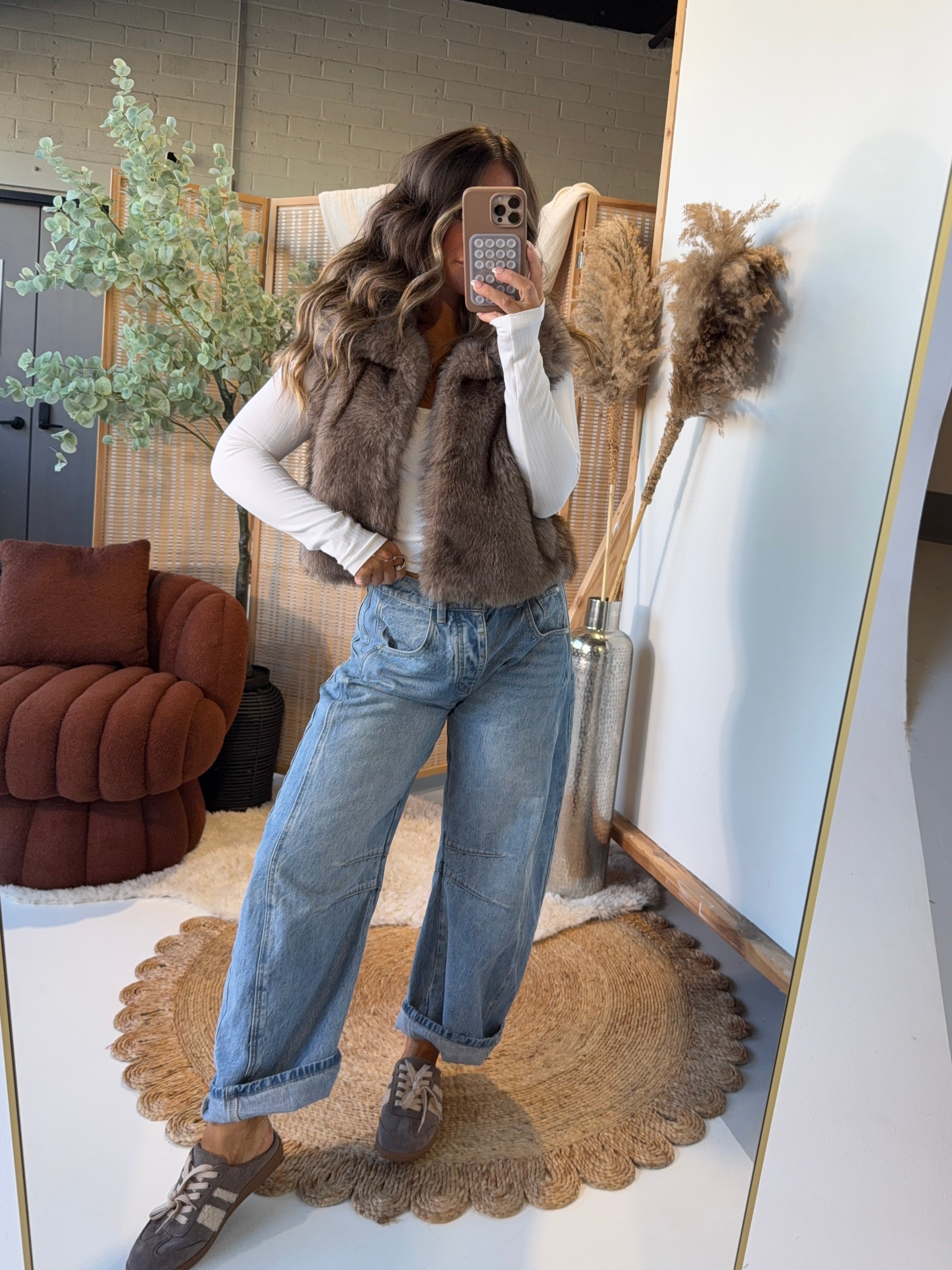 Sandra Sneaker Mules Mocha