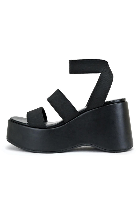 Night Out Wedges Black