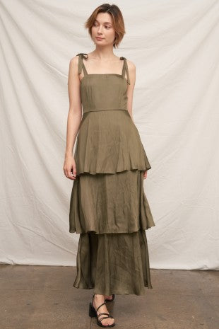 Wedding Date Maxi Dress Olive