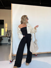 Load image into Gallery viewer, Tempo Tube Top Jumpsuit Black
