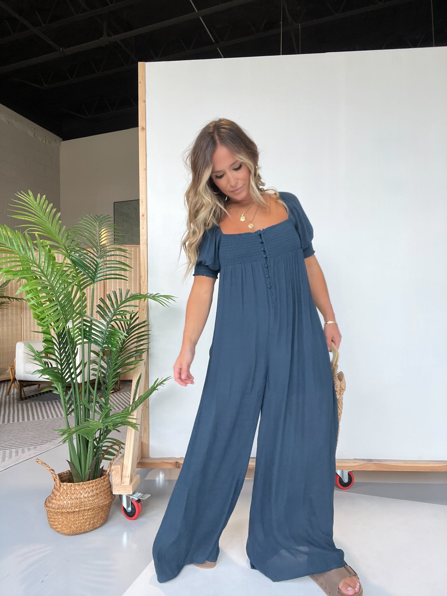 Made For This Jumpsuit Navy