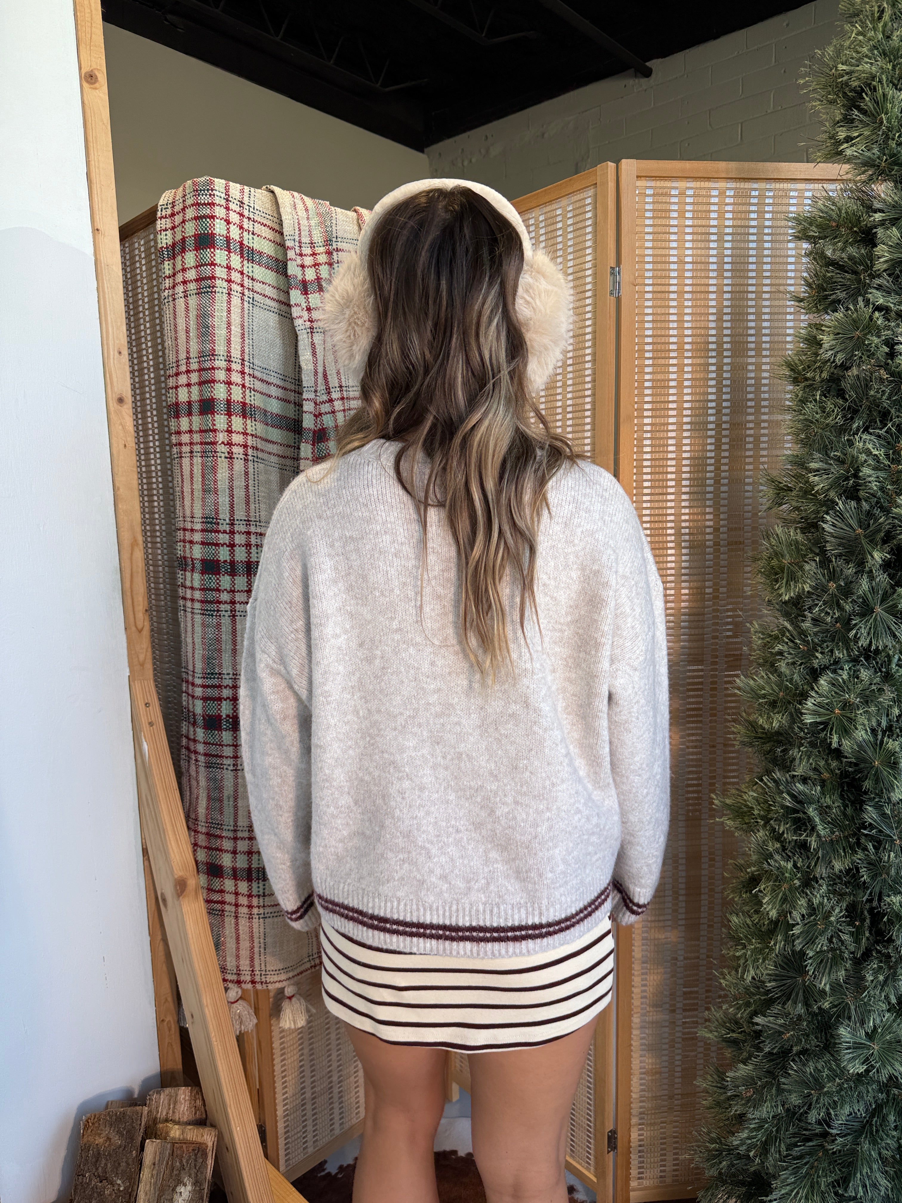 Apres Ski Club Knit Sweater Oatmilk