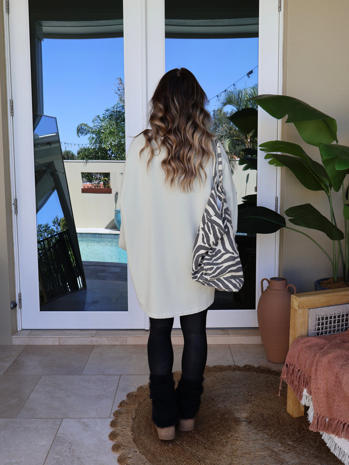 November Dew Oversized Sweatshirt Mint