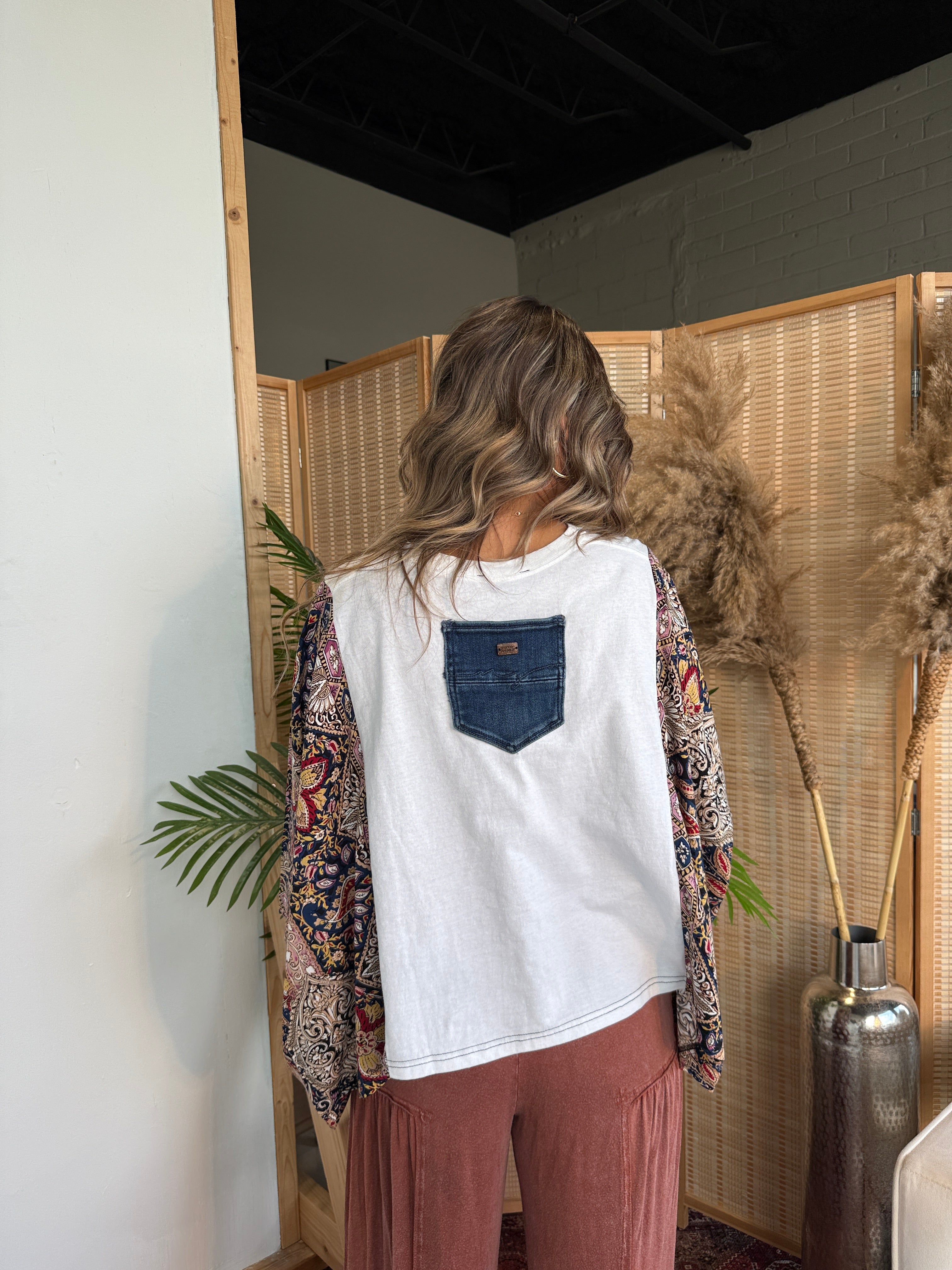 Alabama Mix & Match Tee White Floral