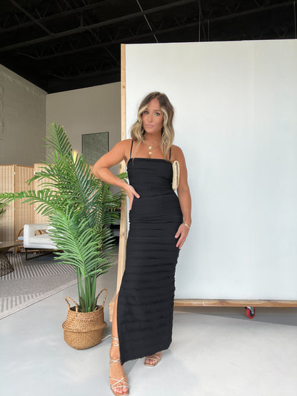 Verde Estate Maxi Dress Black