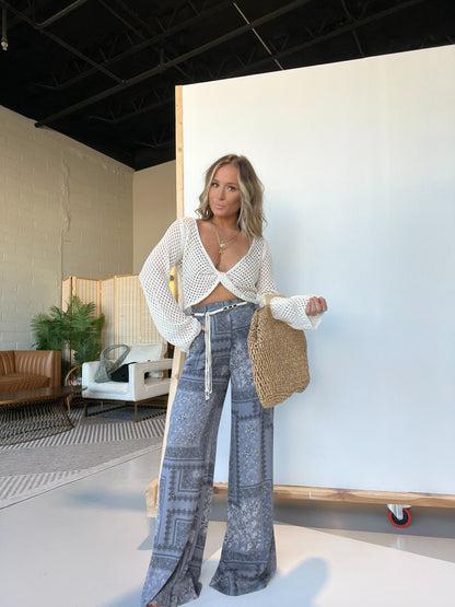 Clover Blues Boho Pants