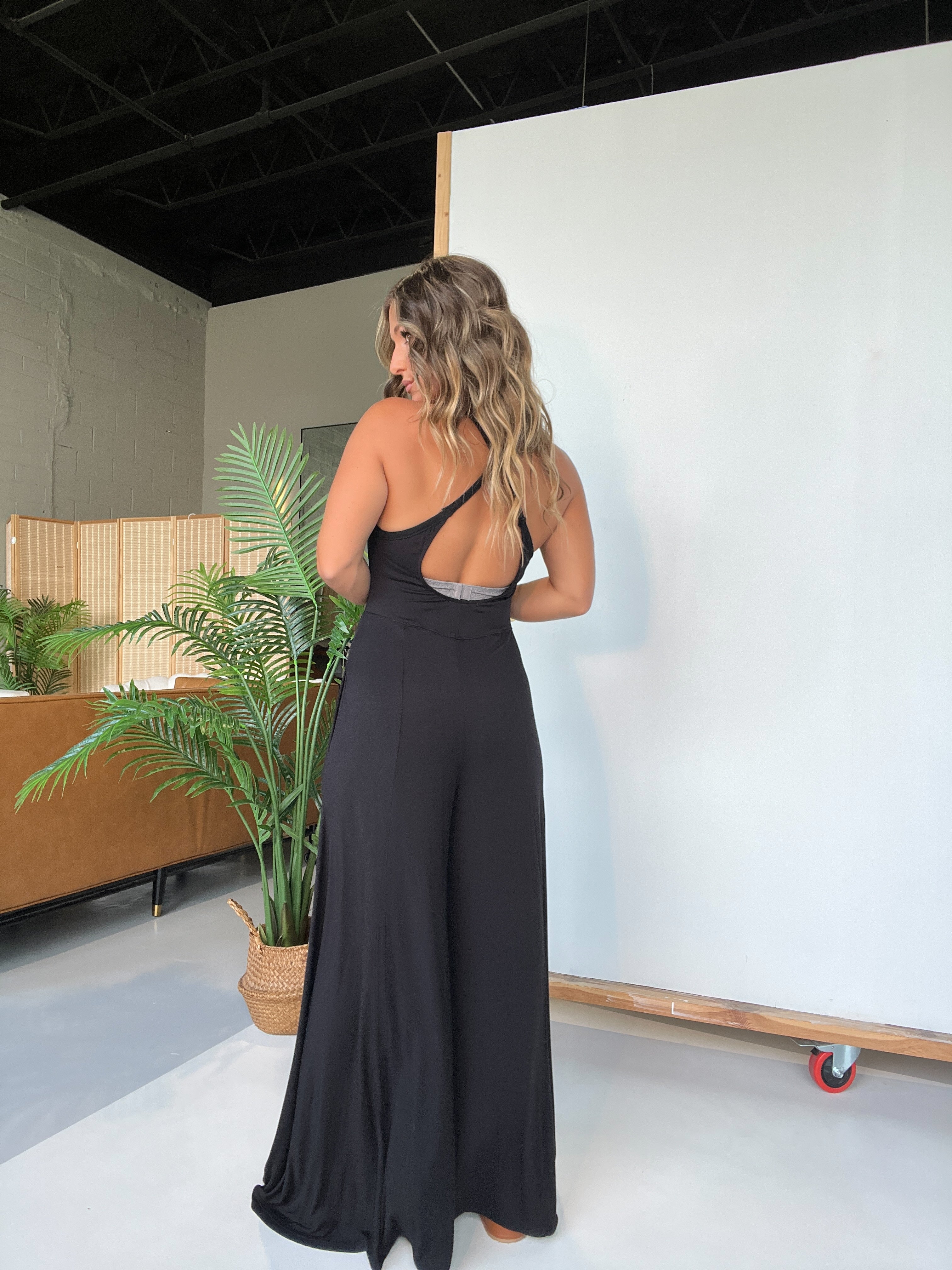 East Coast Lounge Jumpsuit Black