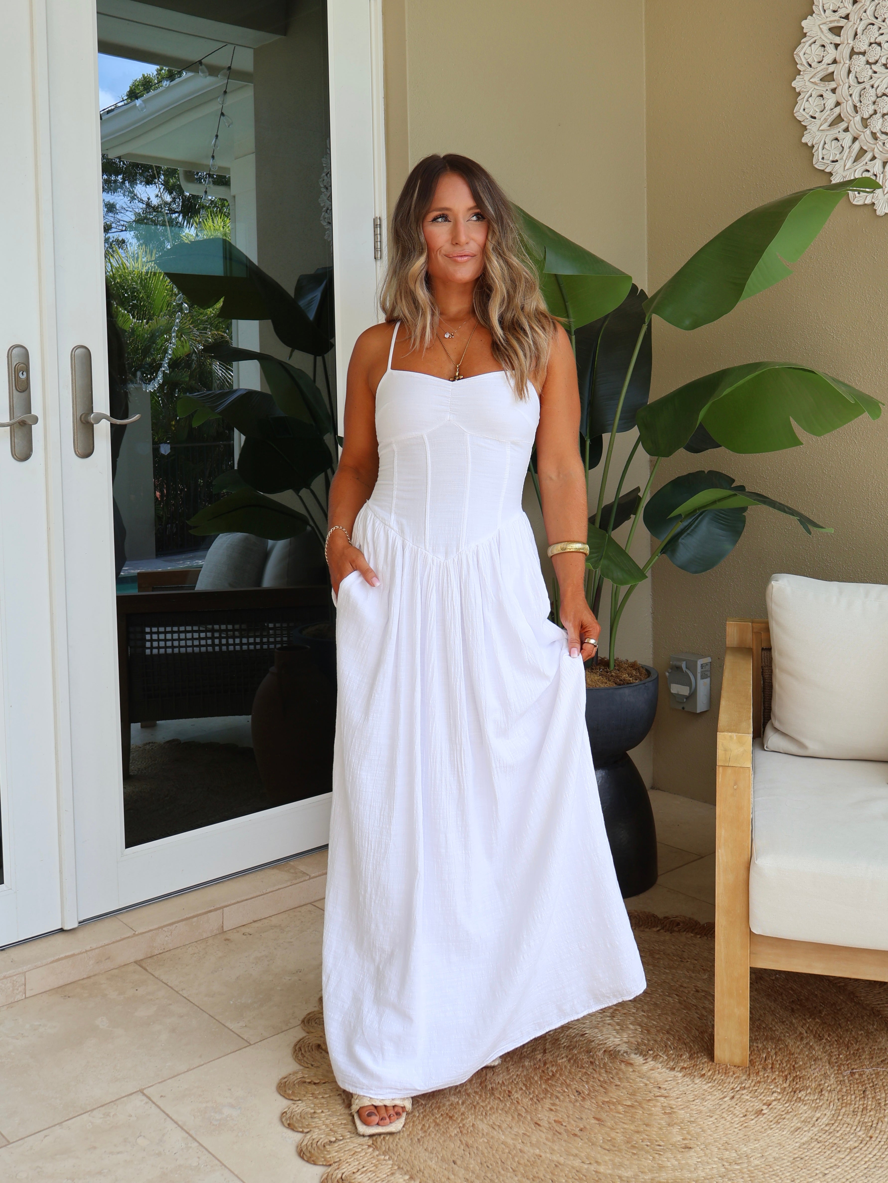 Love Story Maxi Dress White