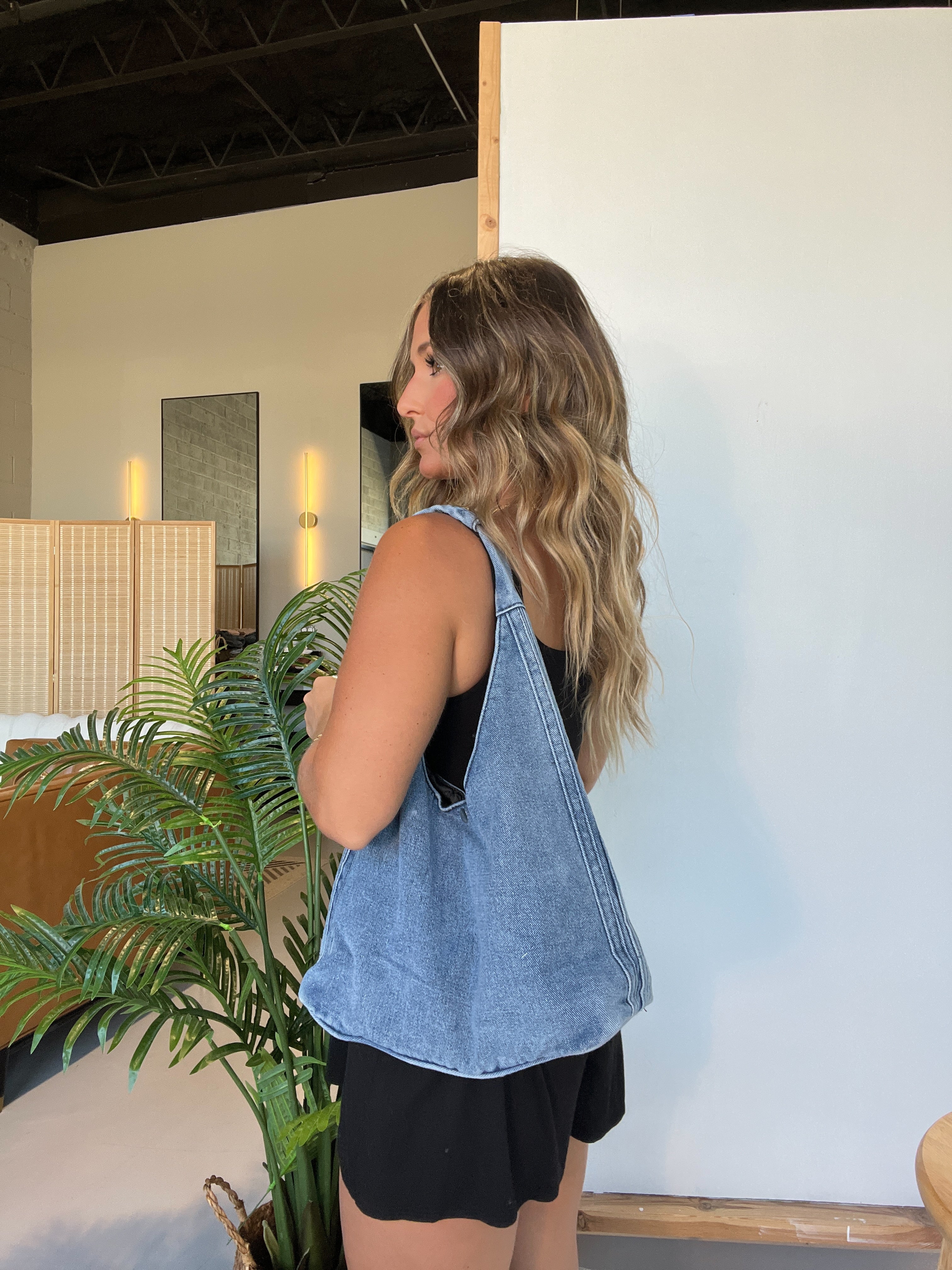 Denim Dreamer Hobo Bag Light Blue