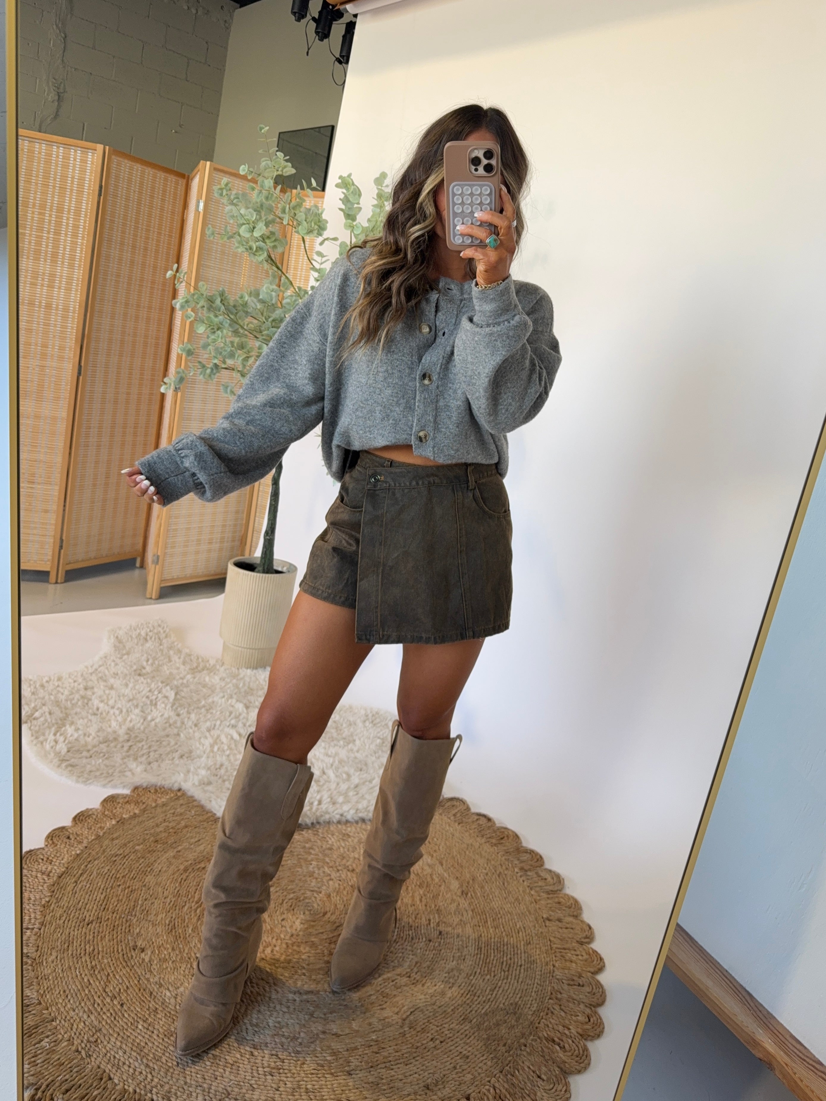 Carolina Views Wrap Skort Brown
