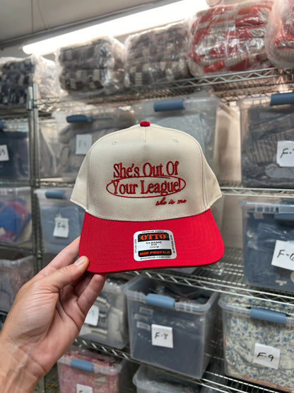 She's Out Of Your League Hat Red/Natural