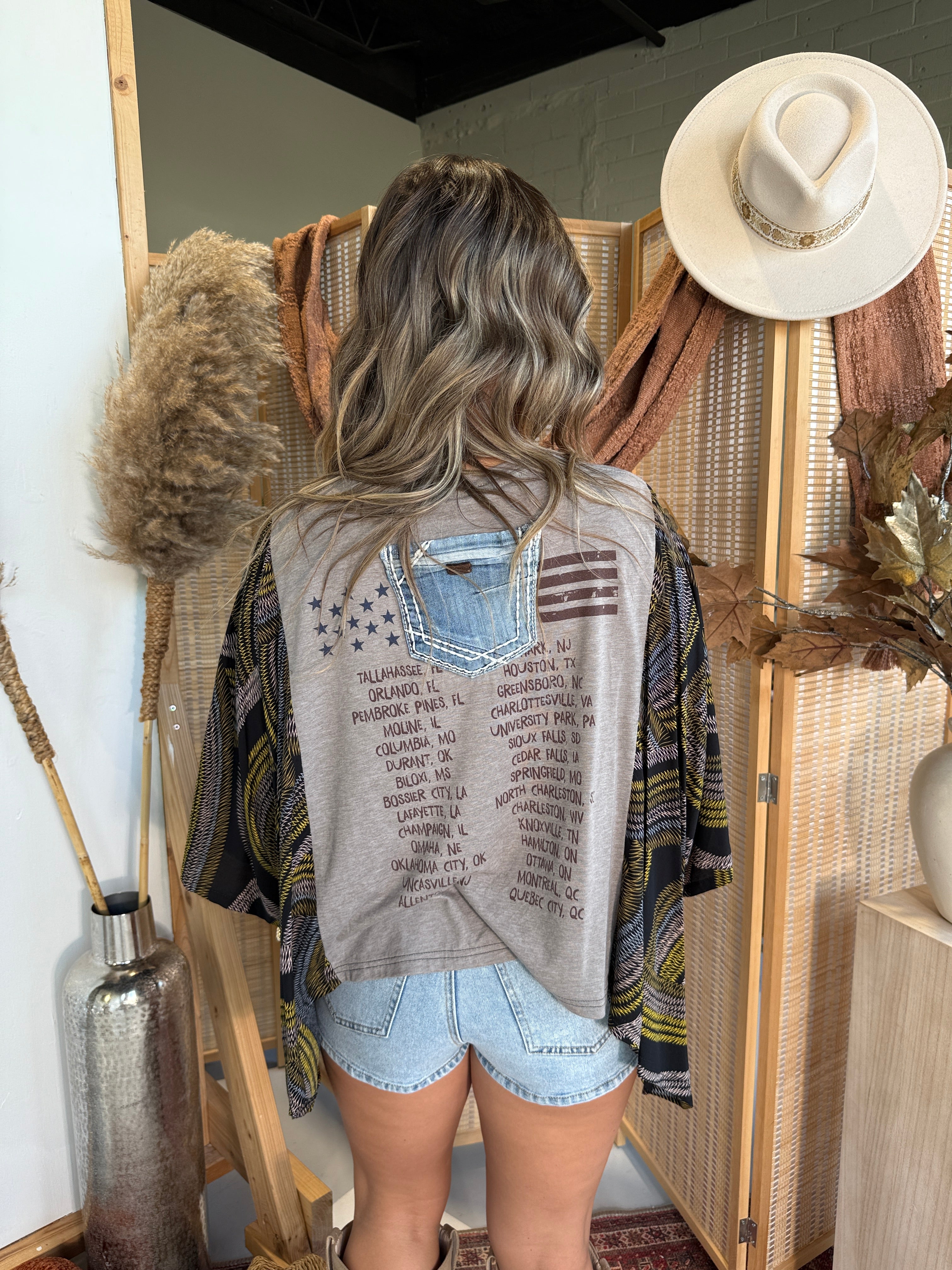 Florida Georgia Line Mix & Match Tee Grey Multi