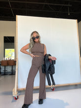 Load image into Gallery viewer, Don&#39;t Call Me Printed Set Brown/Black
