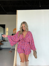 Load image into Gallery viewer, ROSEWOOD PAISLEY ROMPER PINK
