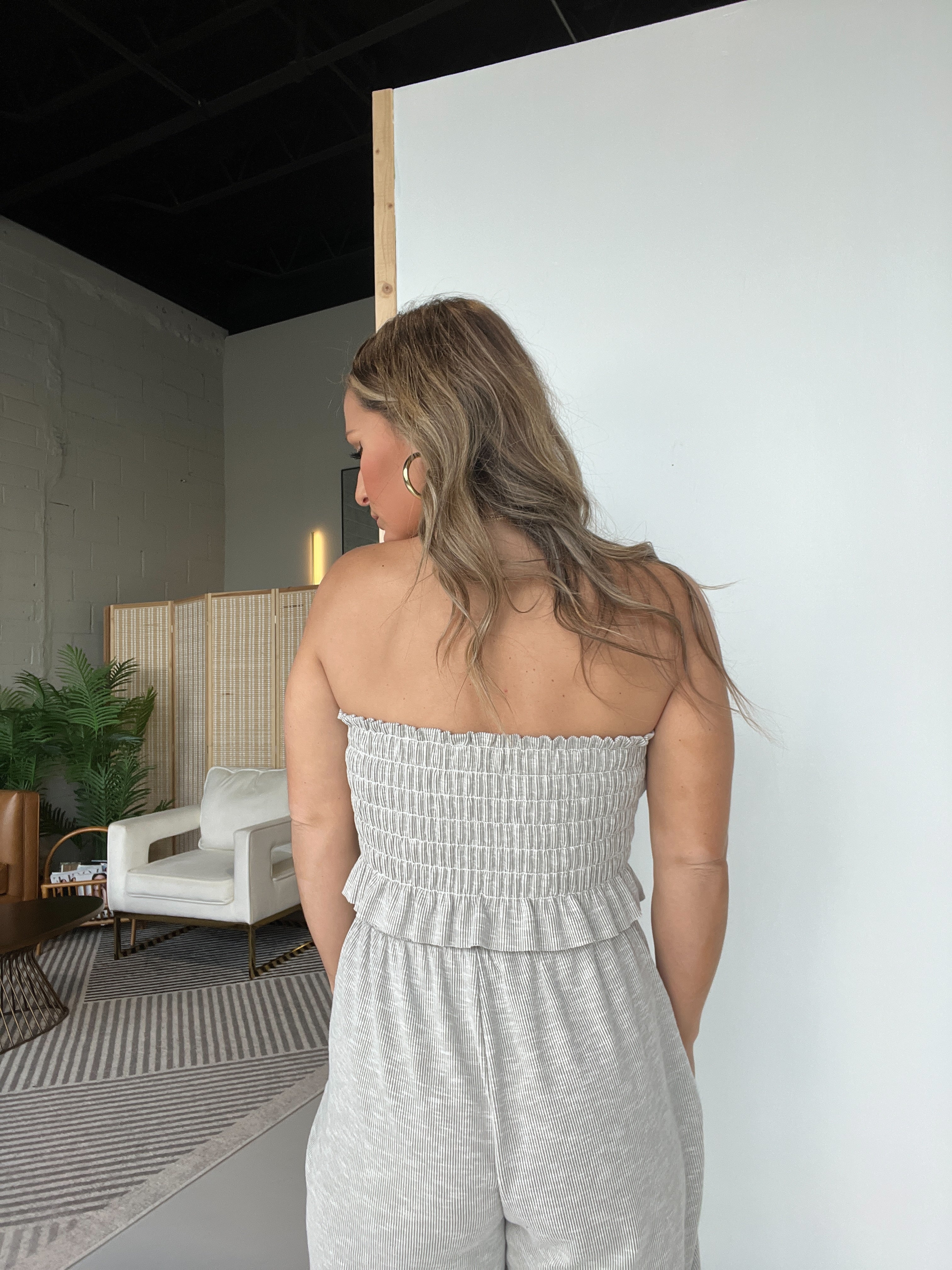One Day Tube Top Heather Grey