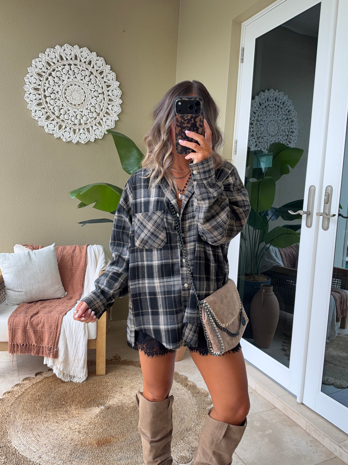 Northwood Plaid Button-Up Grey Multi