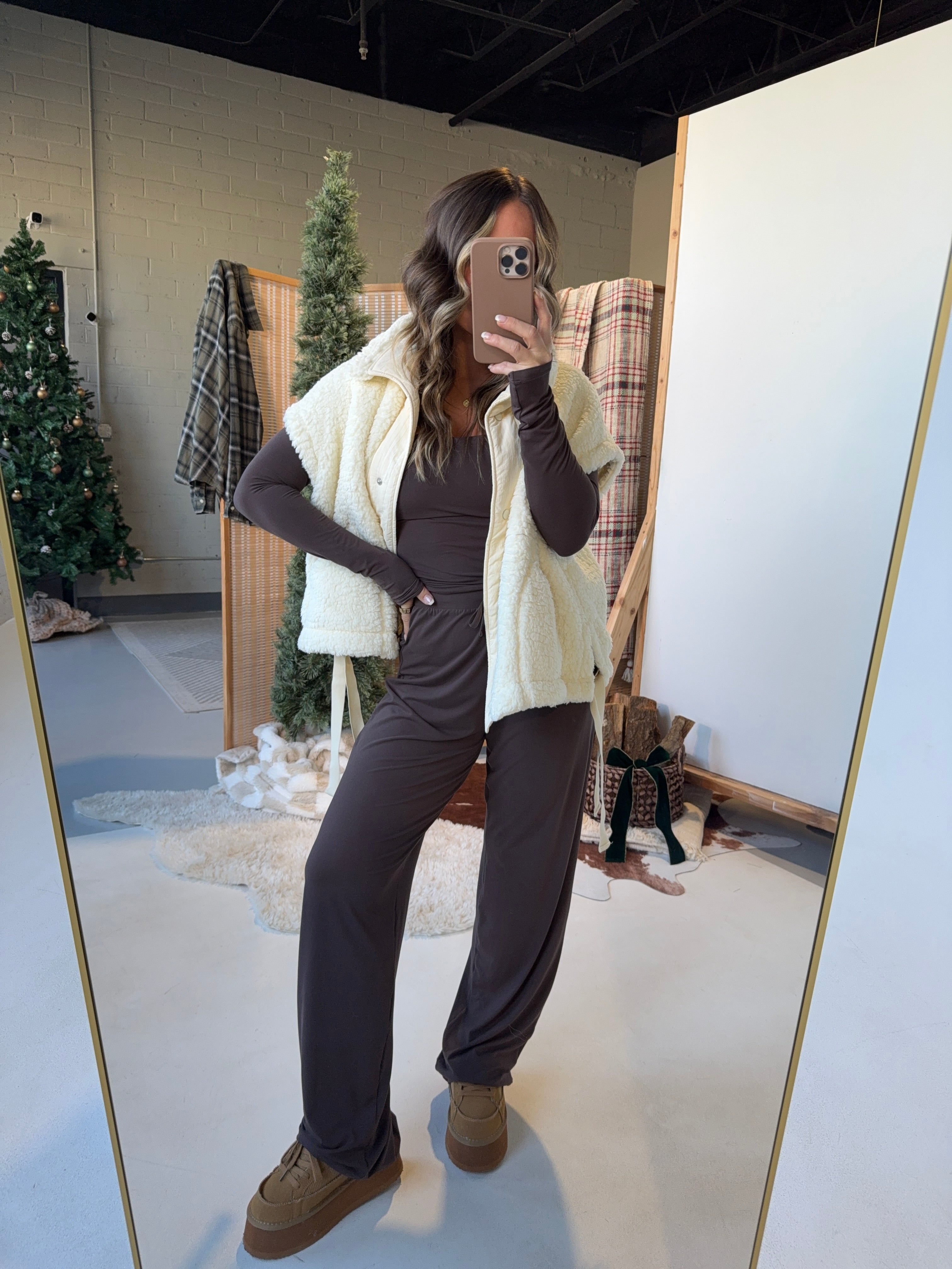 Early 2000's Knit Lounge Pants Chocolate