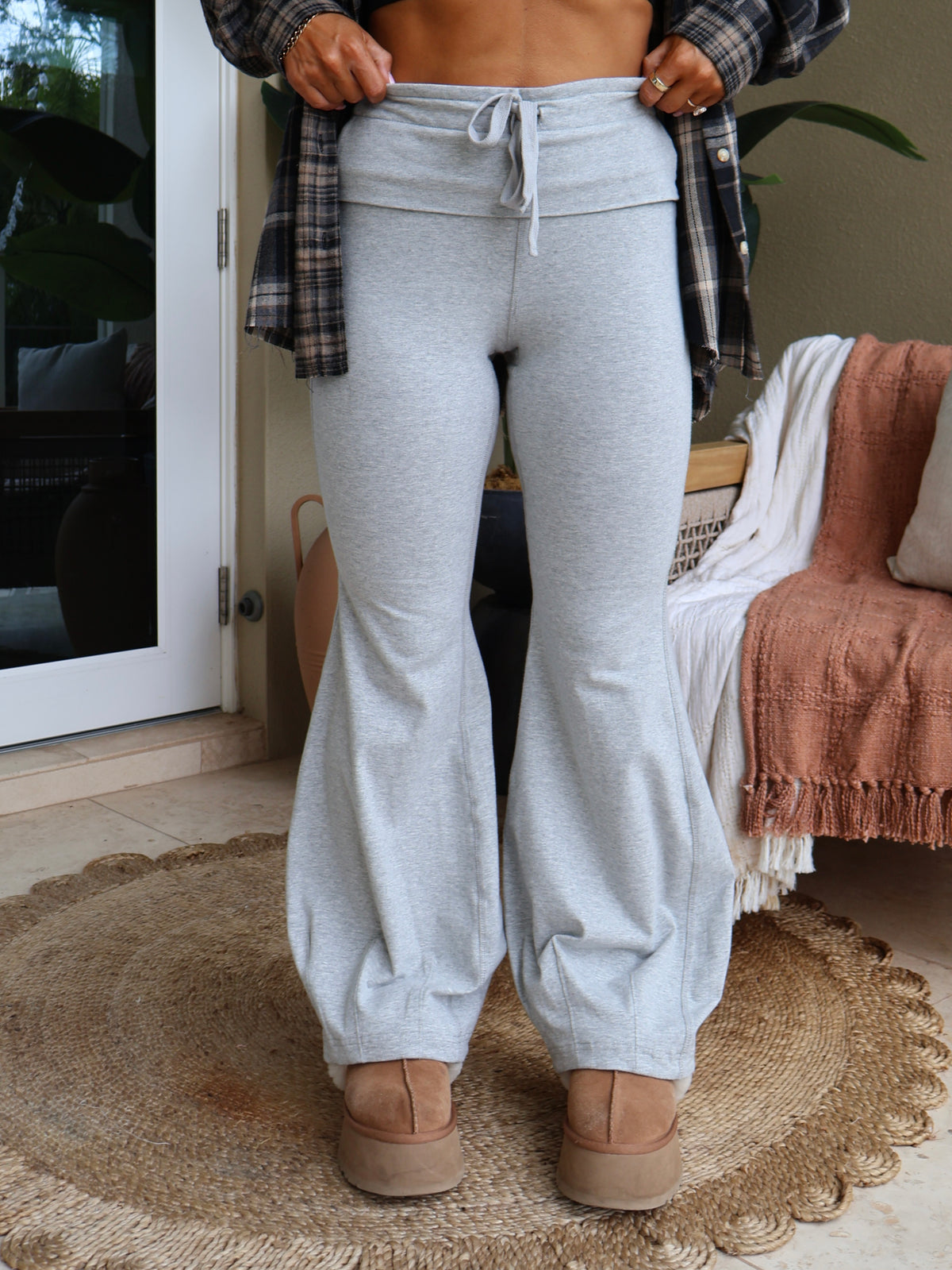 Coffee Run Bubble Sweatpants Heather Grey