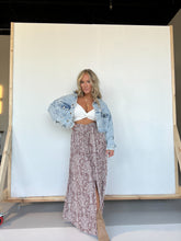 Load image into Gallery viewer, SABINE PAISELY MAXI SKIRT CINNAMON
