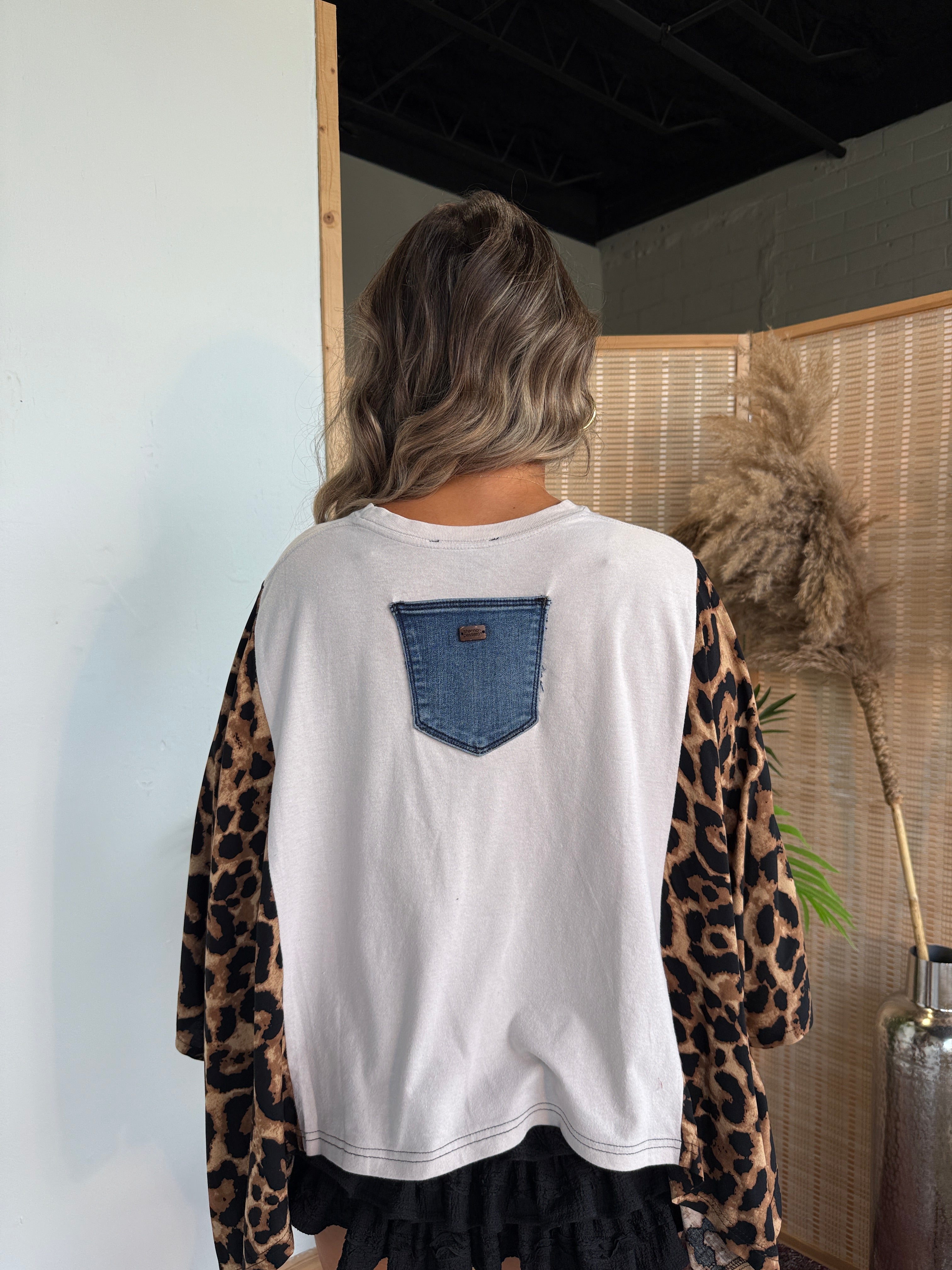 Rascal Flatts Mix & Match Tee Taupe Cheetah