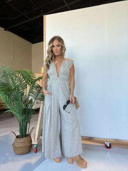 Benson Jumpsuit Grey