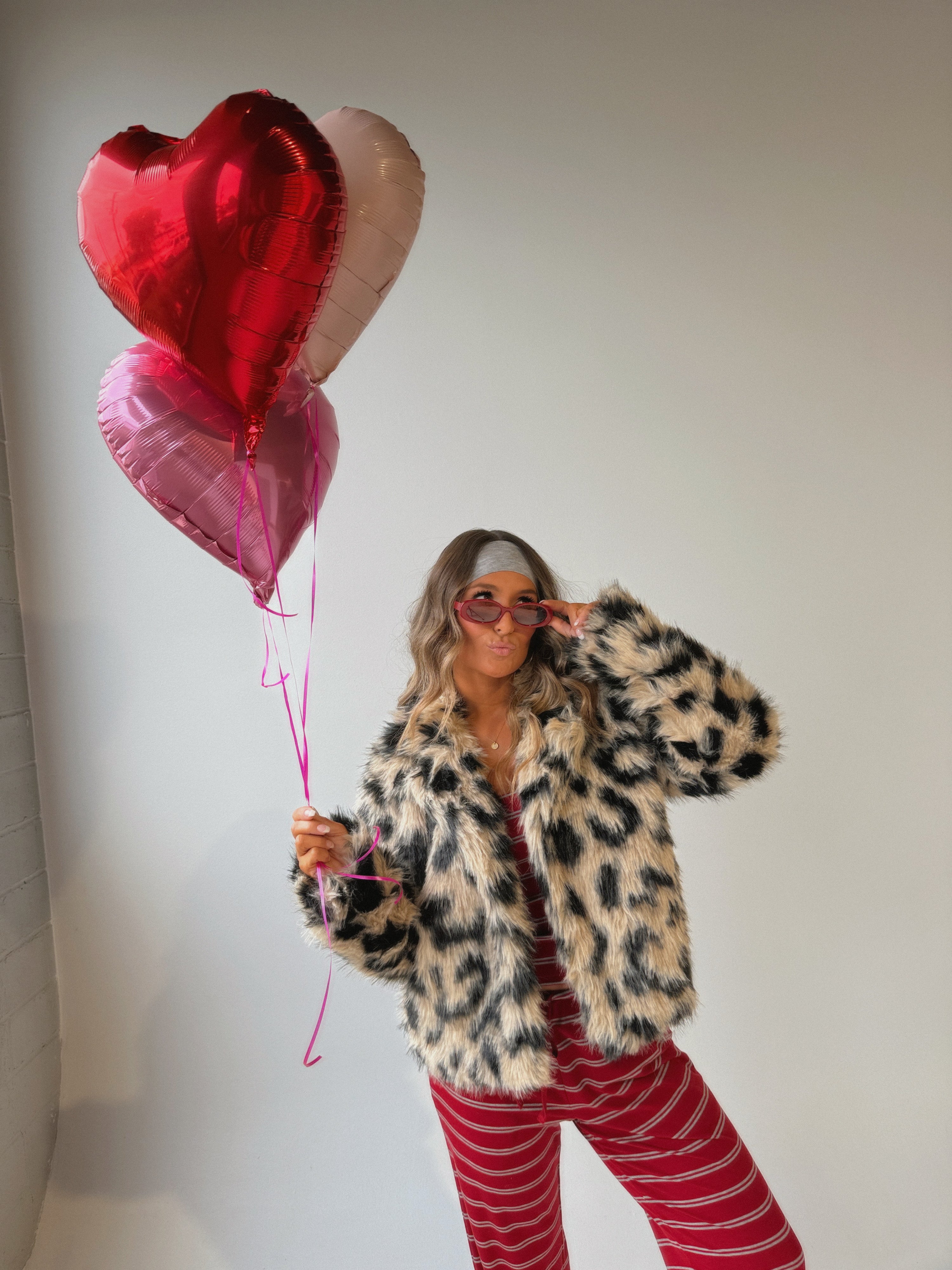 The Proposal Fur Jacket Leopard