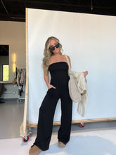 Load image into Gallery viewer, Tempo Tube Top Jumpsuit Black
