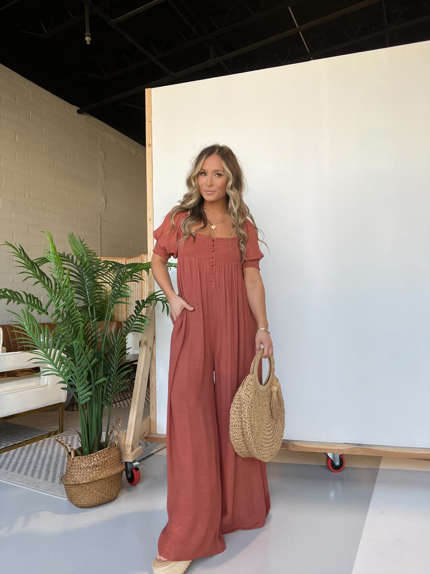 Made For This Jumpsuit Marsala