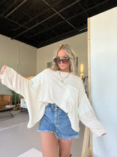 Load image into Gallery viewer, Way You Love Me Dolman Top Cream
