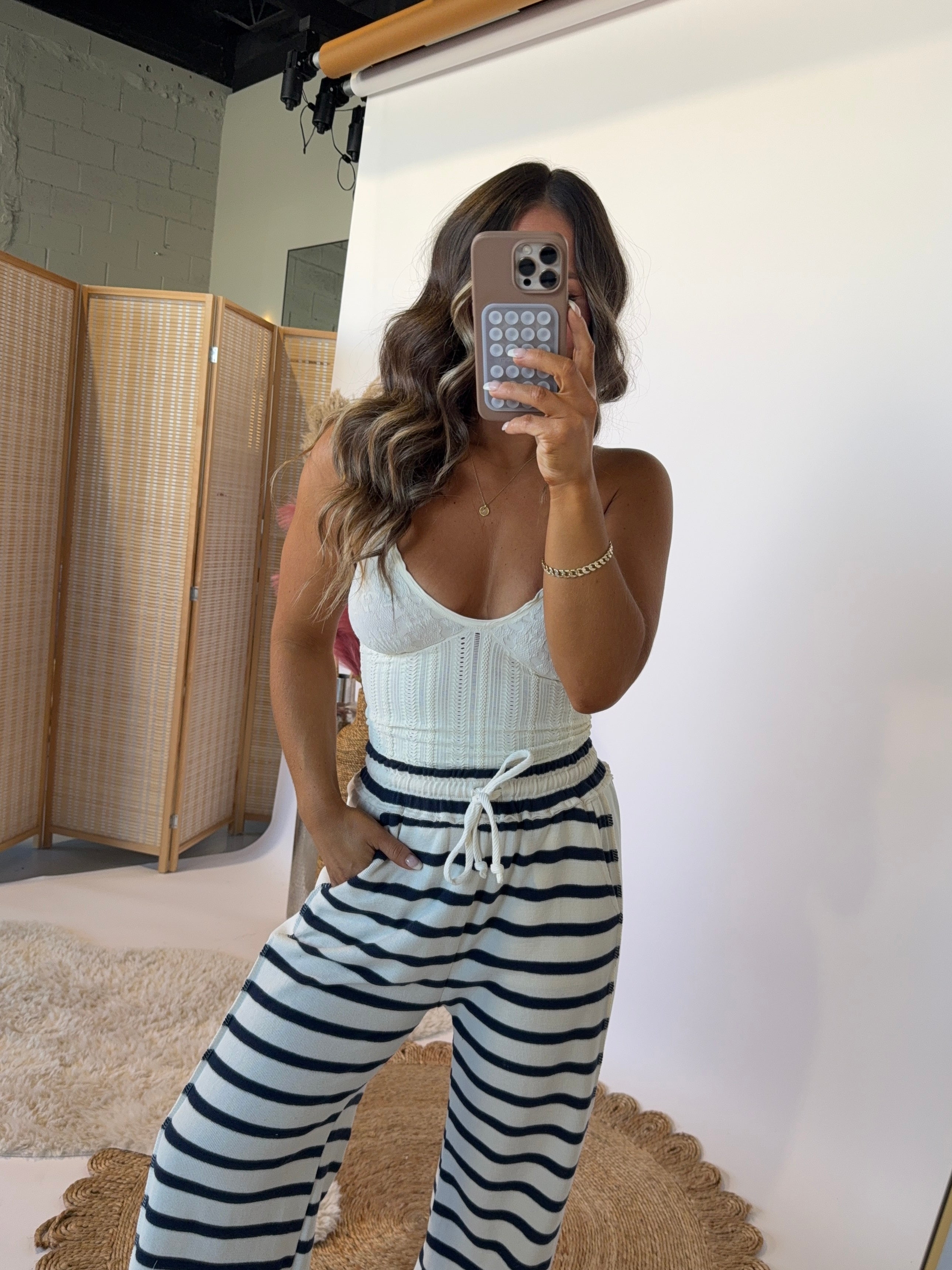 Love is a Lie Textured Tank Cream