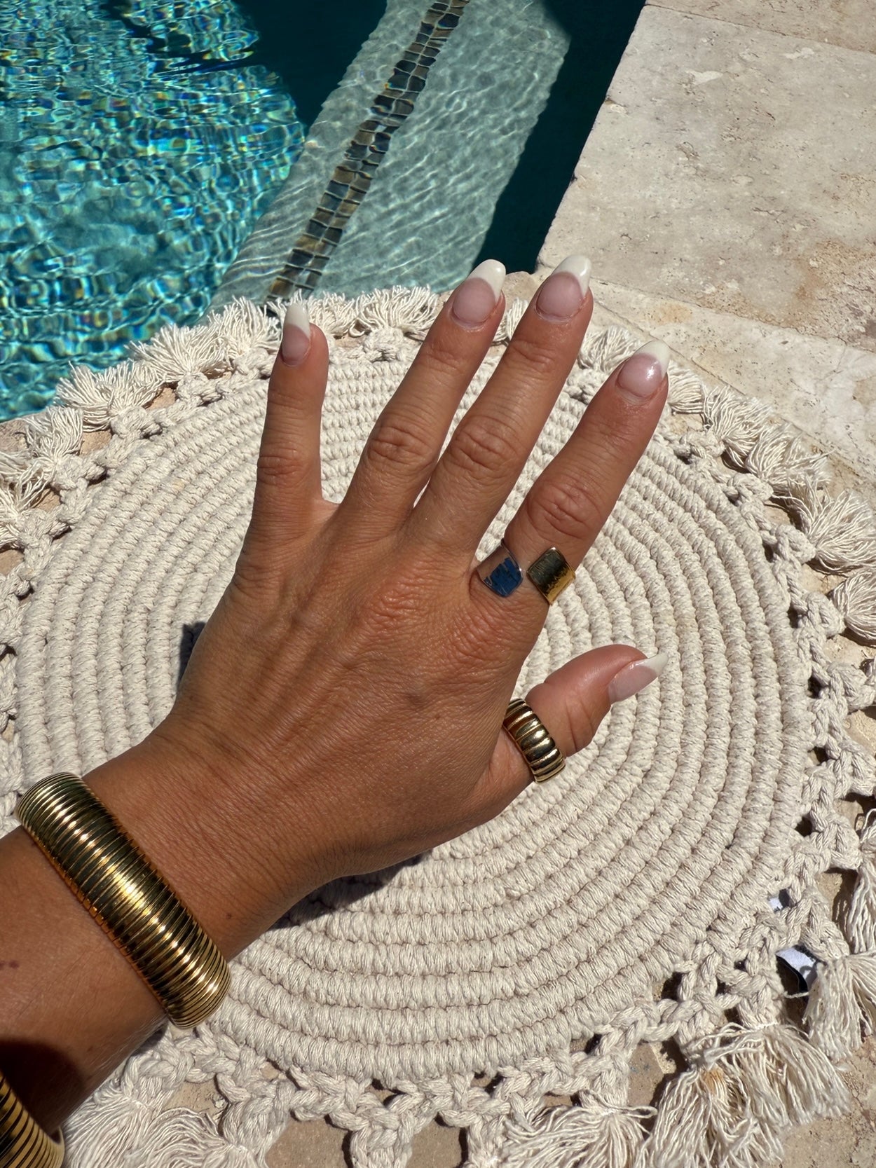 Emmy 18K Gold Two Tone Wrap Ring