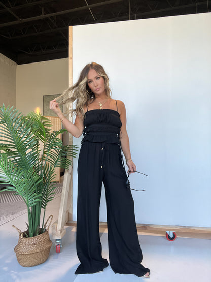 Easy Breezy Beach Pants Black