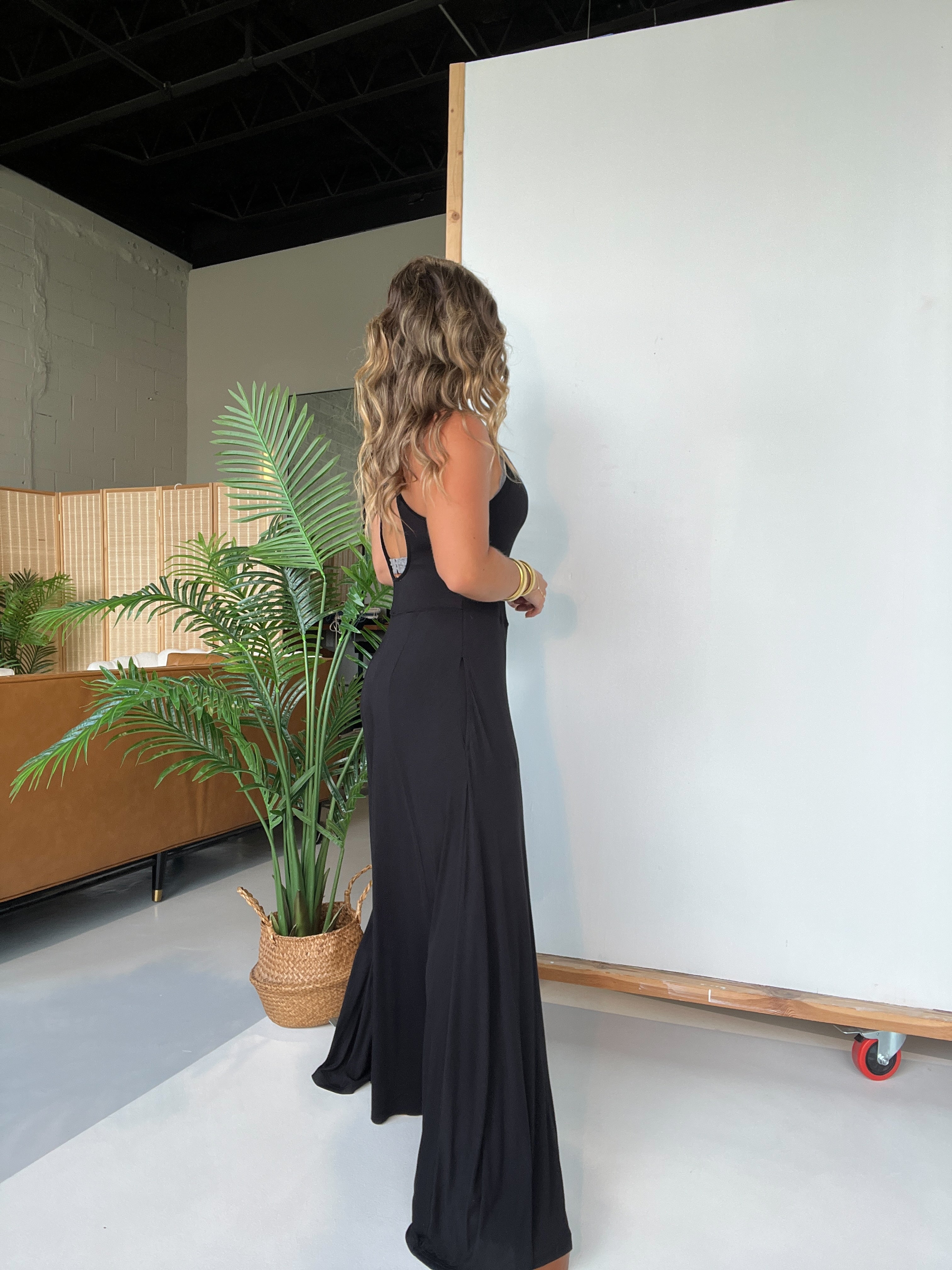 East Coast Lounge Jumpsuit Black