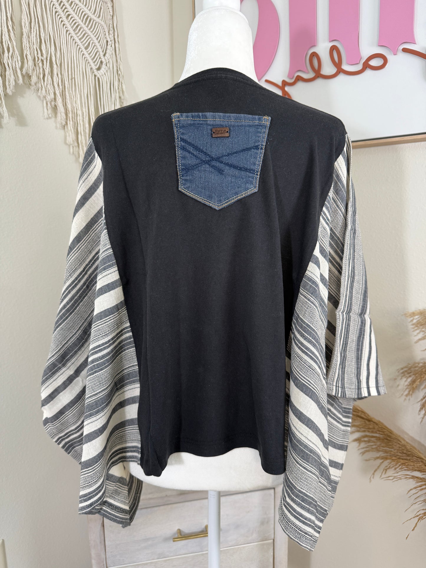 AC/DC Mix & Match Tee Black Stripe