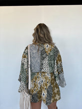 Load image into Gallery viewer, PAISLEY MAY BOHO ROMPER SAGE
